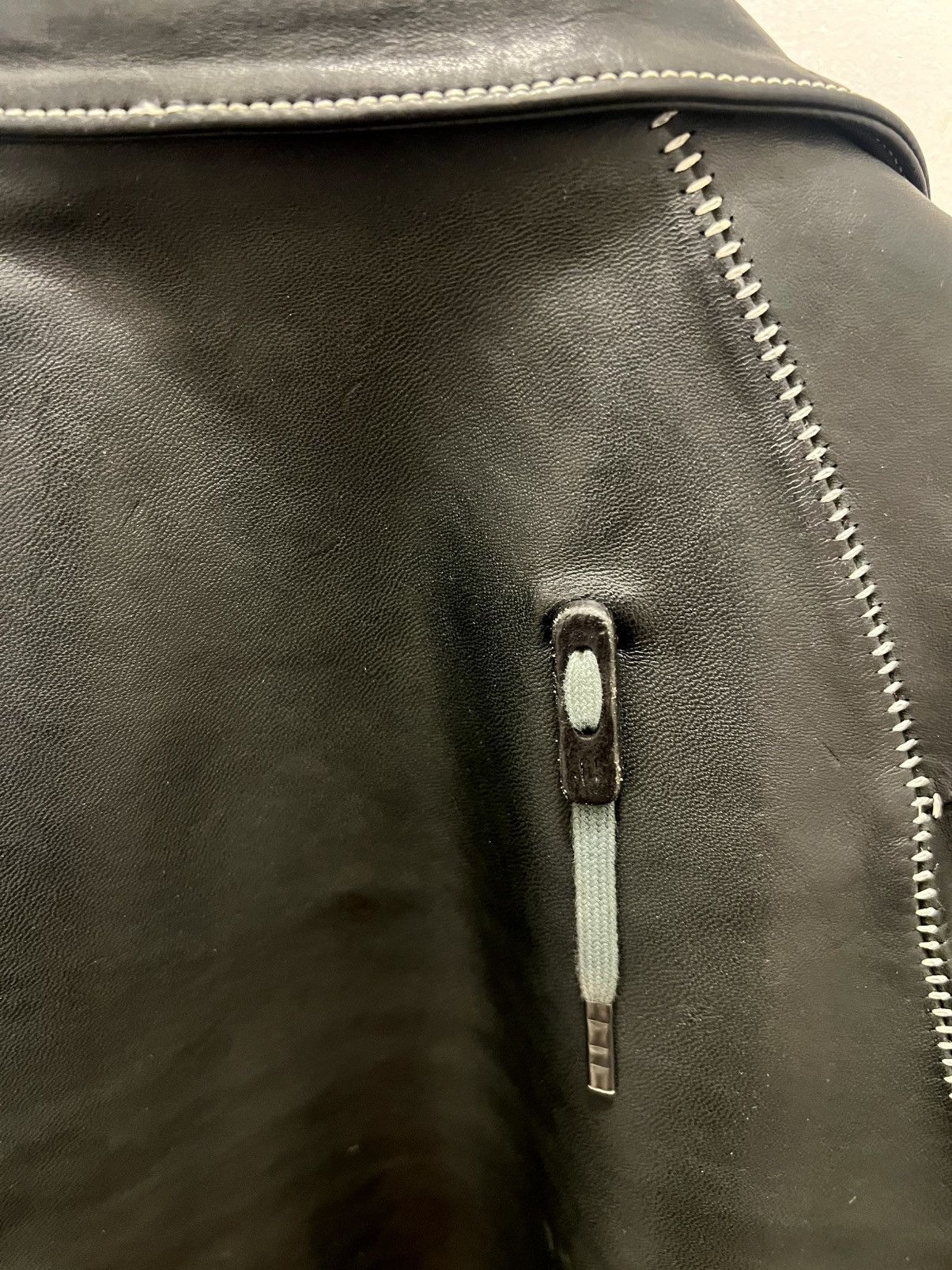 Boris Bidjan Saberi J2 Object Dyed Oiled Horse Leather Jacket Size US XL / EU 56 / 4 - 9 Thumbnail