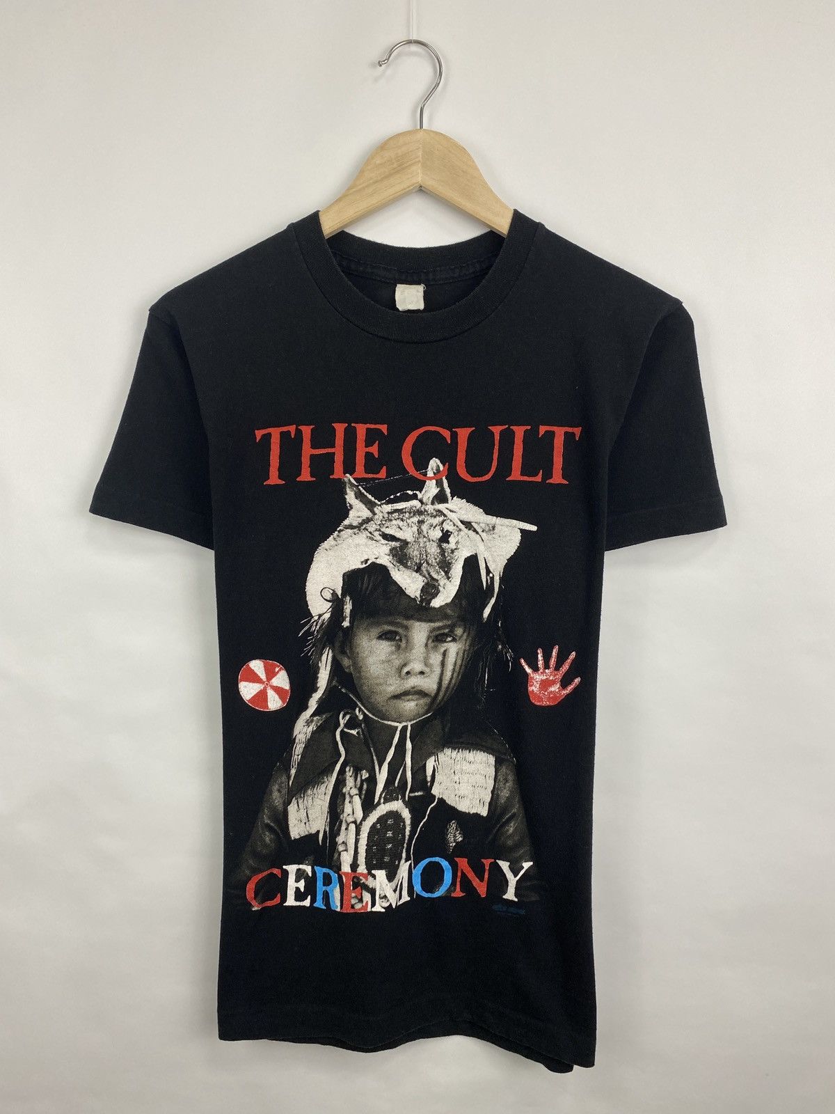 Band Tees × Vintage Vintage 1991 The CULT Ceremony Band Tour Promo T-Shirt Rare Size US M / EU 48-50 / 2 - 3 Thumbnail