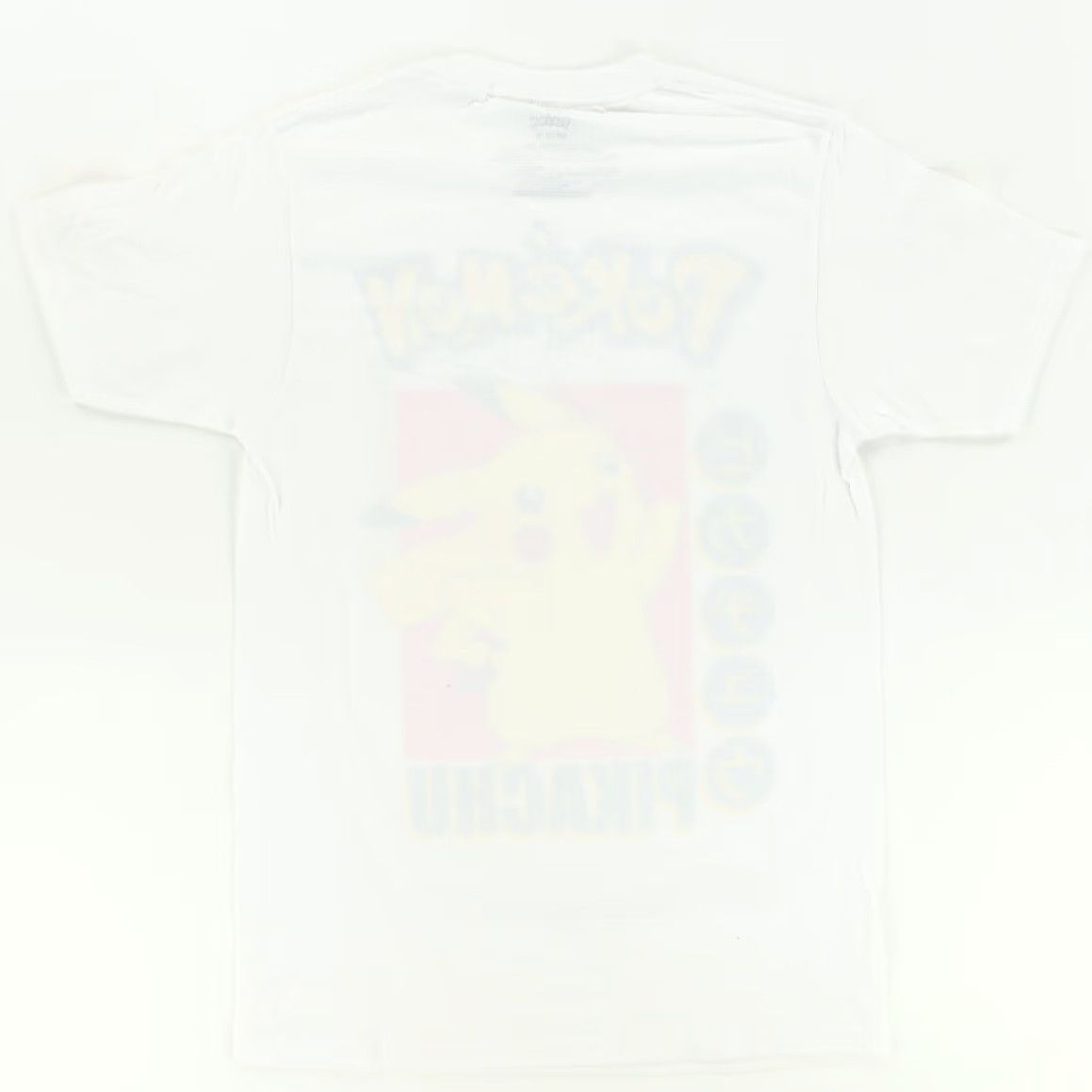 Vintage Pokemon Pikachu Graphic Solid T-Shirt White Men's S Size US S / EU 44-46 / 1 - 4 Thumbnail