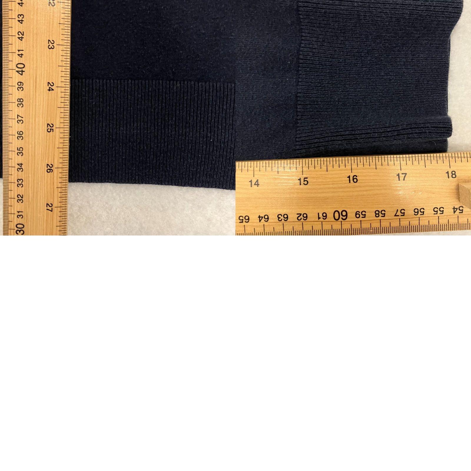 Tommy Hilfiger Tommy Hilfiger Cardigan Womens Large Navy Cashmere Cotton Button Front Size L / US 10 / IT 46 - 8 Thumbnail