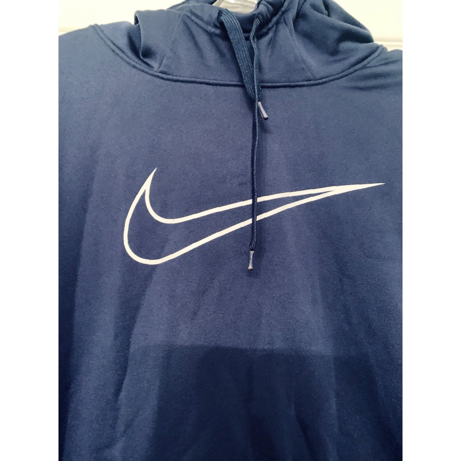 Nike Nike Hoodie Mens Training Dri-Fit Blue With Swoosh Logo Back Print Just Do It Shirt? Size US M / EU 48-50 / 2 - 2 Thumbnail