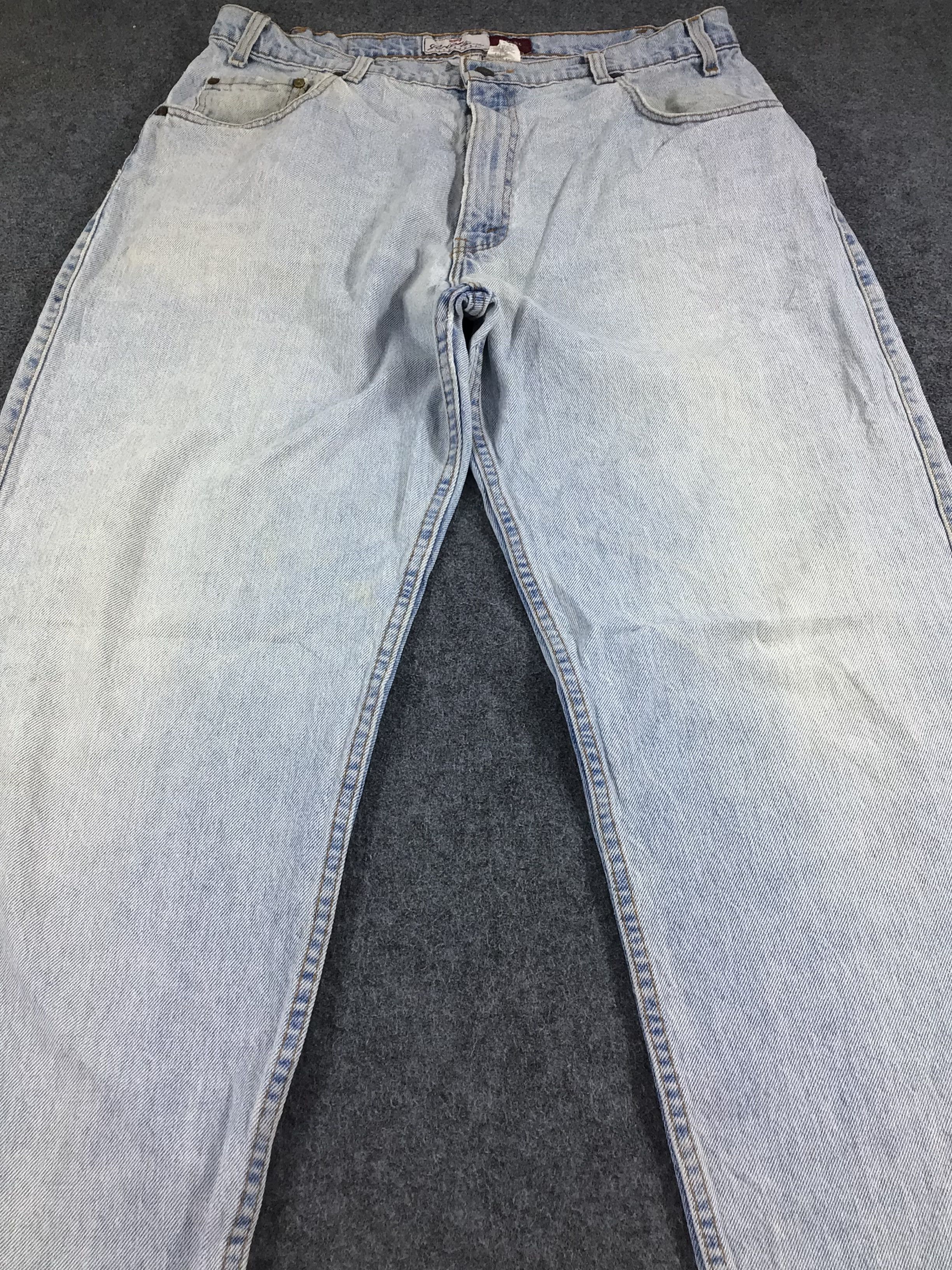 Levi's Vintage Levi's Jeans 545 Loose Fit Light Wash Denim KJ279 Size US 37 - 3 Thumbnail