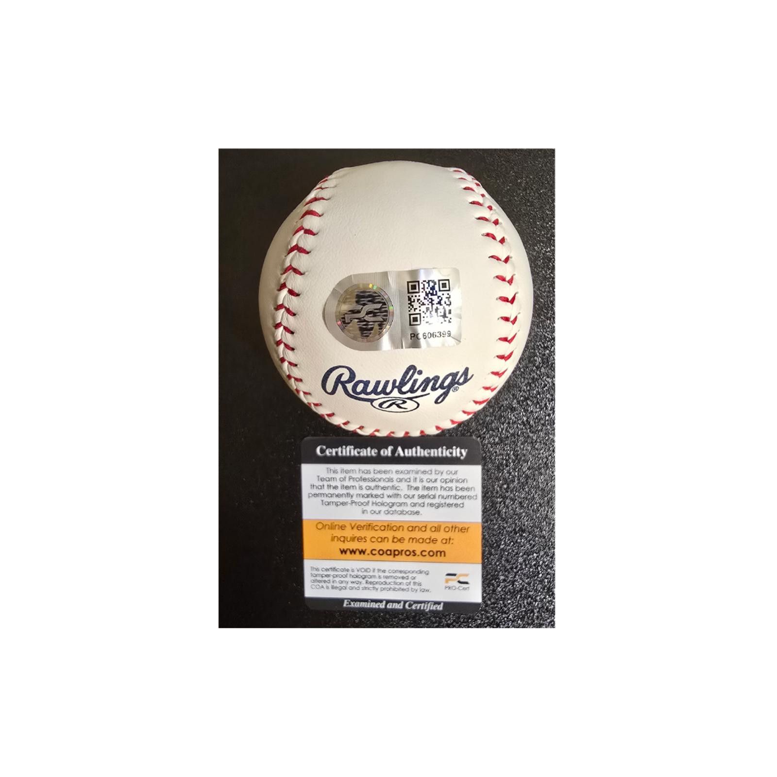Other Mike Trout Signed Angels Rawlings Logo Baseball With COA Size ONE SIZE - 3 Thumbnail