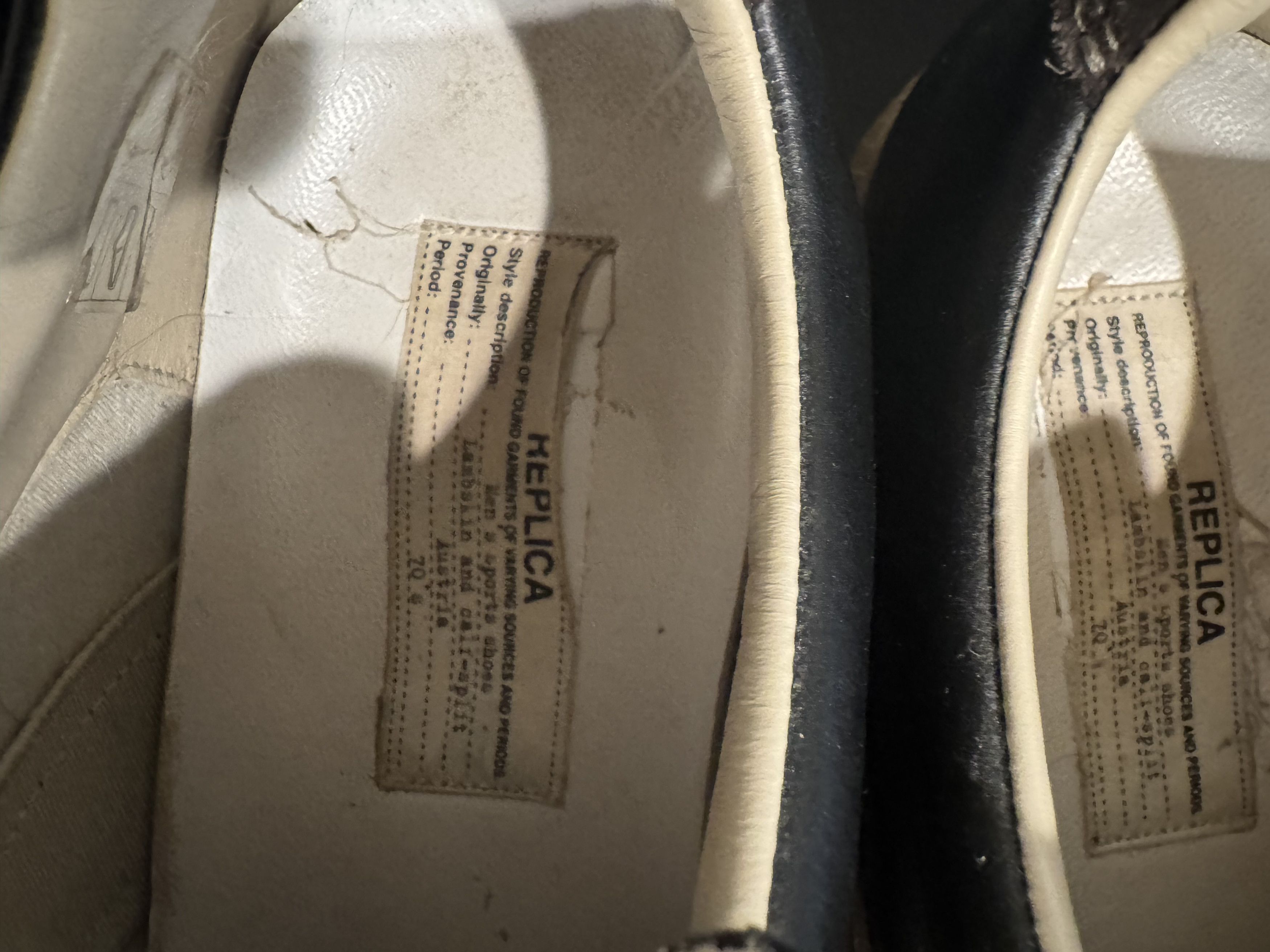 Maison Margiela Masion Margiela Replica GAT Black 9 42 gum low Size US 9 / EU 42 - 4 Thumbnail