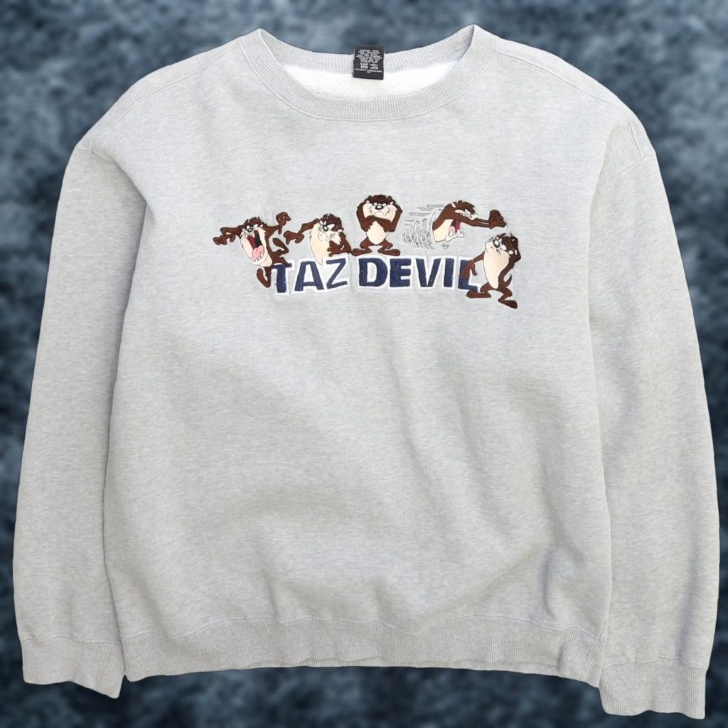 VINTAGE Warner Bros Looney Tunes Crewneck Sweatshirt Size Large