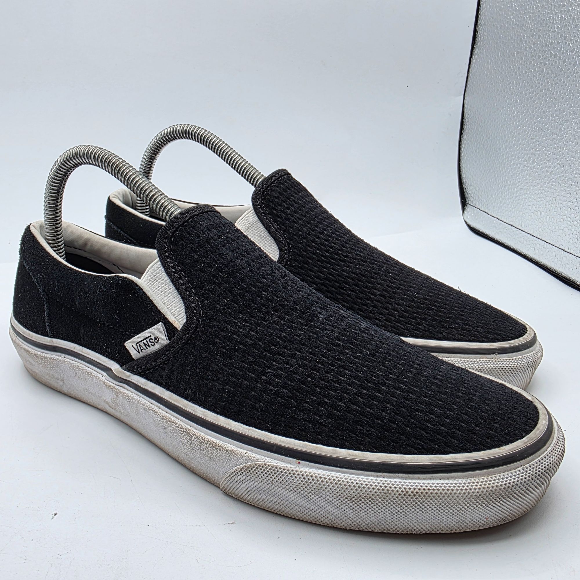 Vans Vans Classic Slip On Embossed Womens Size 8.5 Black Casual S Size US 8.5 / IT 38.5 - 1 Thumbnail