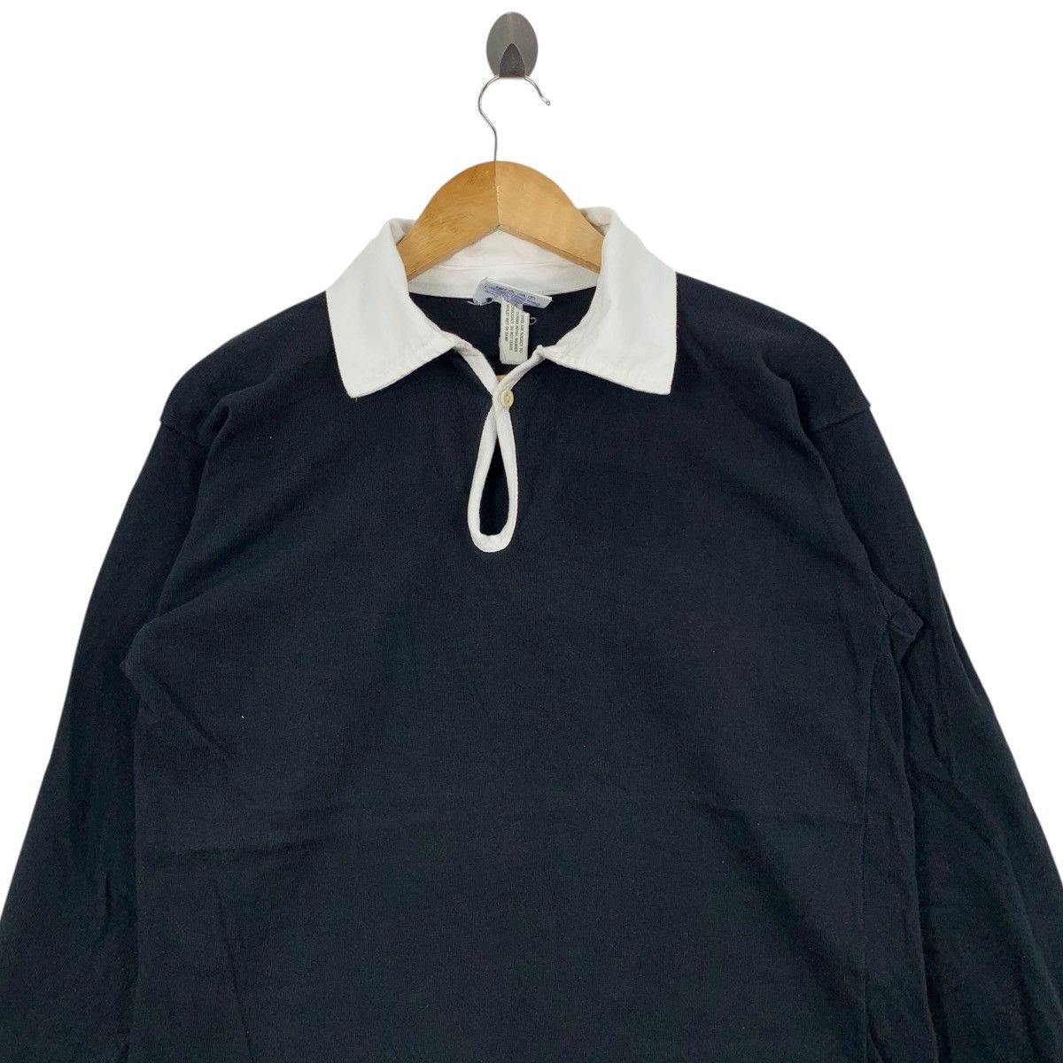 Vintage Vintage 90s GYMPHLEX ENGLAND Rugby Polo Long Sleeve Tshirt Size US S / EU 44-46 / 1 - 2 Thumbnail