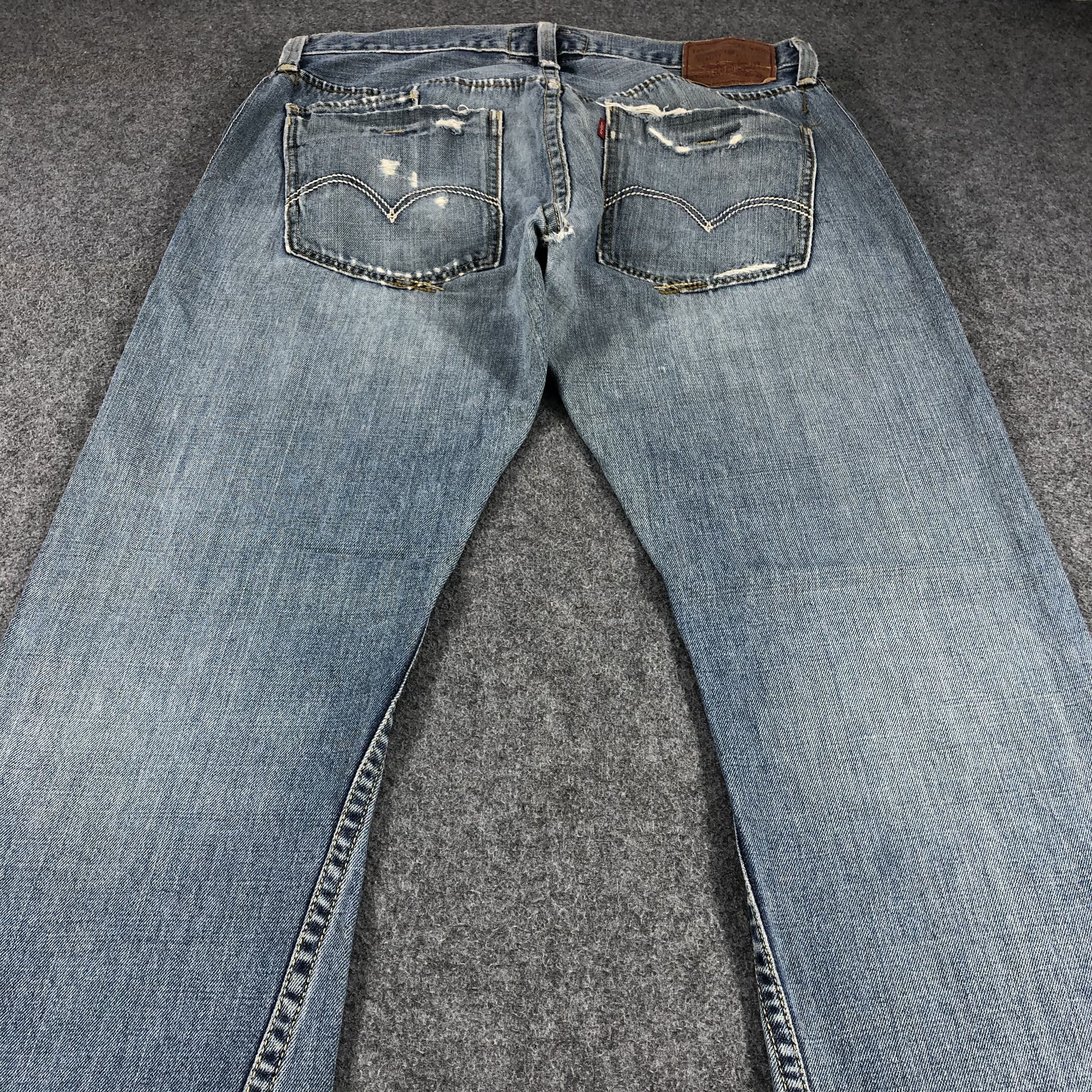 Levi's × Vintage Vintage Distress Levis Jeans Lot 514-JM788 Size US 36 / EU 52 - 4 Thumbnail