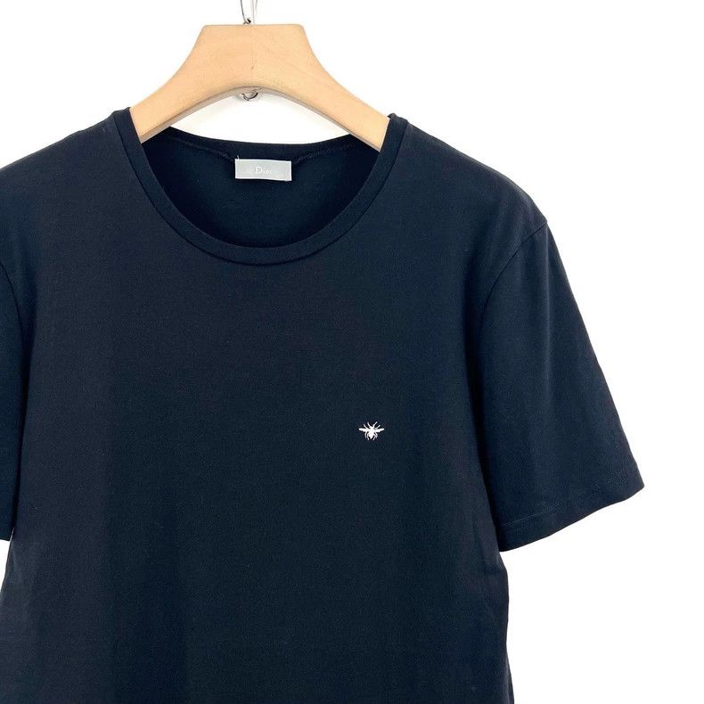 Dior Dior Black embroidered little bee short-sleeved T-shirt Size US M / EU 48-50 / 2 - 4 Thumbnail