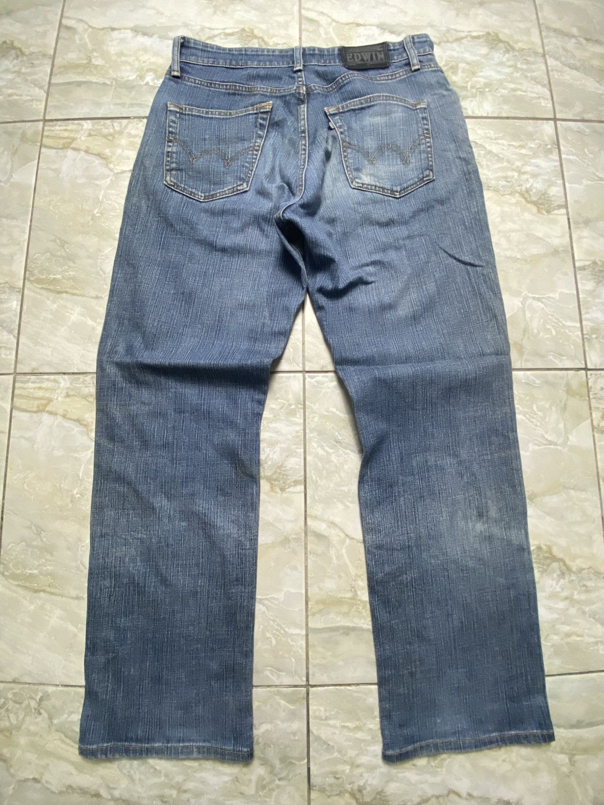 Edwin × Japanese Brand FADED DENIM EDWIN 503 32x39 Size US 32 / EU 48 - 3 Thumbnail