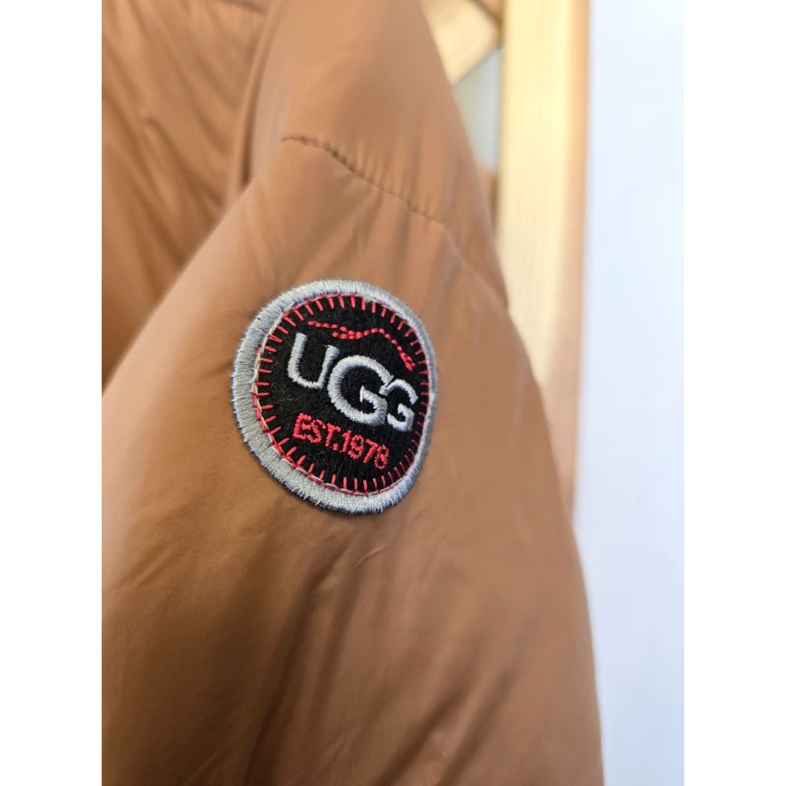 Ugg UGG Brayden Puffer Jacket Men XS Sherpa Hood Cedar Bark Water-resistant Hooded Zip Pockets Full Zip Woolly Outdoor 90s? Size US XS / EU 42 / 0 - 3 Thumbnail