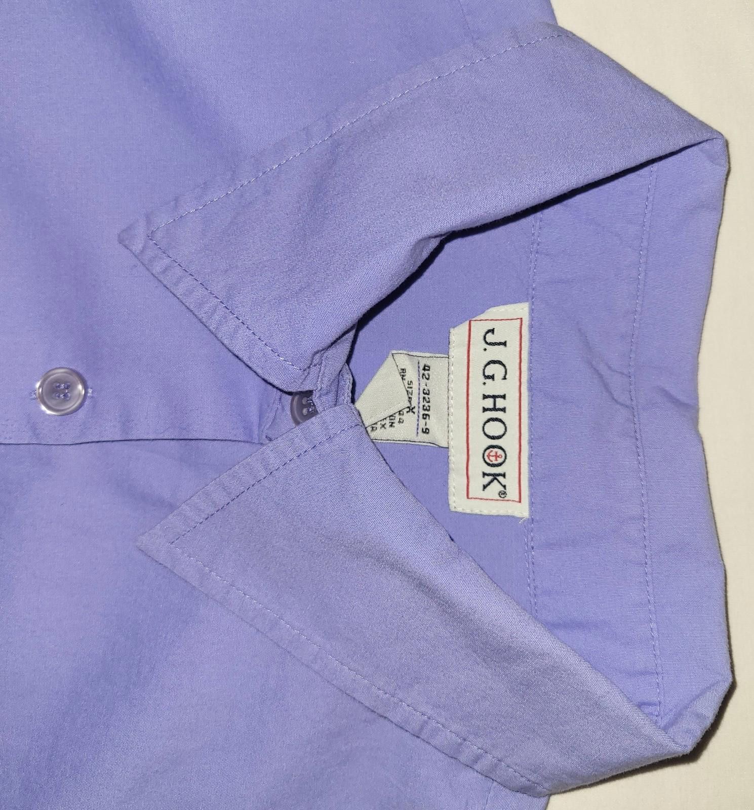 Designer J.G. HOOK women's lavender 3/4 sleeve button-up collared XL Size XL / US 12-14 / IT 48-50 - 2 Thumbnail