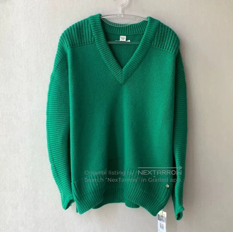 Hermes Hermes Green cashmere sweater Size XXS / US 00 / IT 34 - 1 Thumbnail