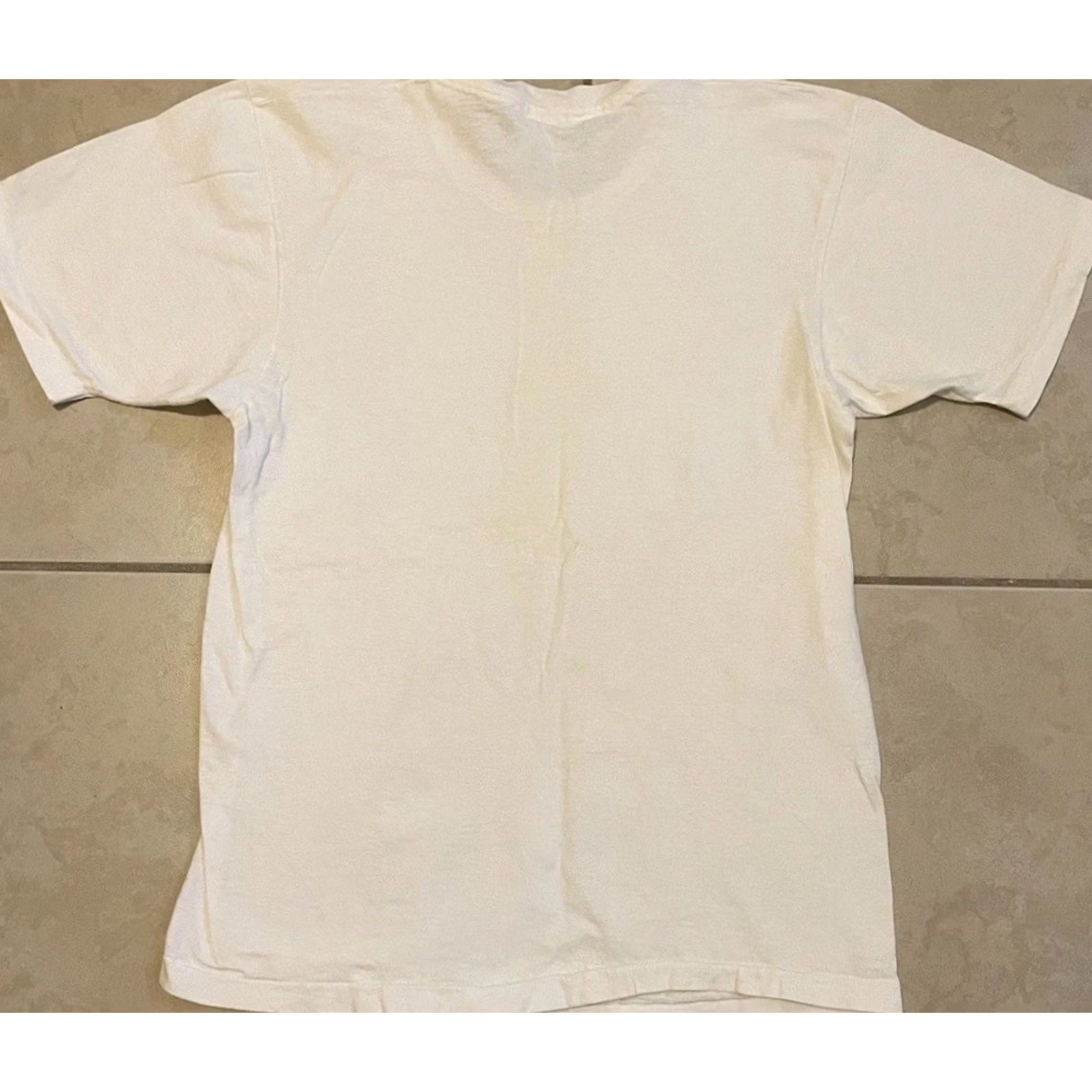 Hanes VINTAGE Hanes Faded Shirt XS Mens T-Shirt 80s 90s Grunge Biker Punk Skate Surf Trucker Mechanic White Distressed" Size US XS / EU 42 / 0 - 2 Thumbnail