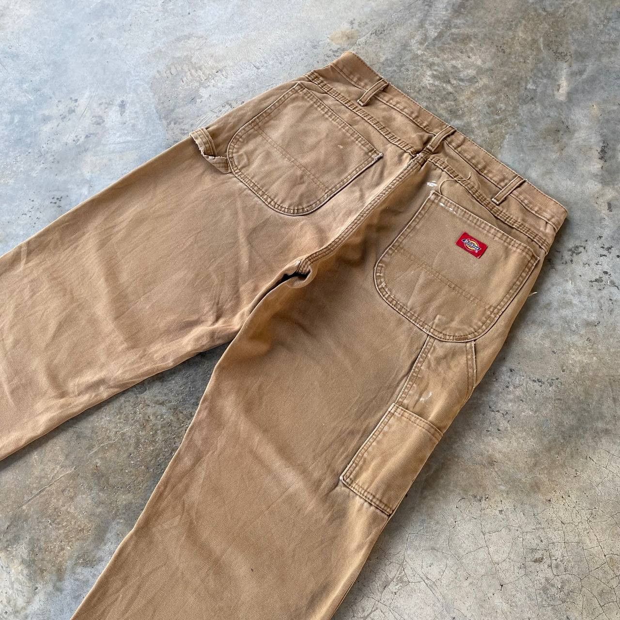 Dickies VINTAGE DICKIES DISTRESSED CARPENTER BROWN DENIM W34X34 Size US 34 / EU 50 - 16 Thumbnail