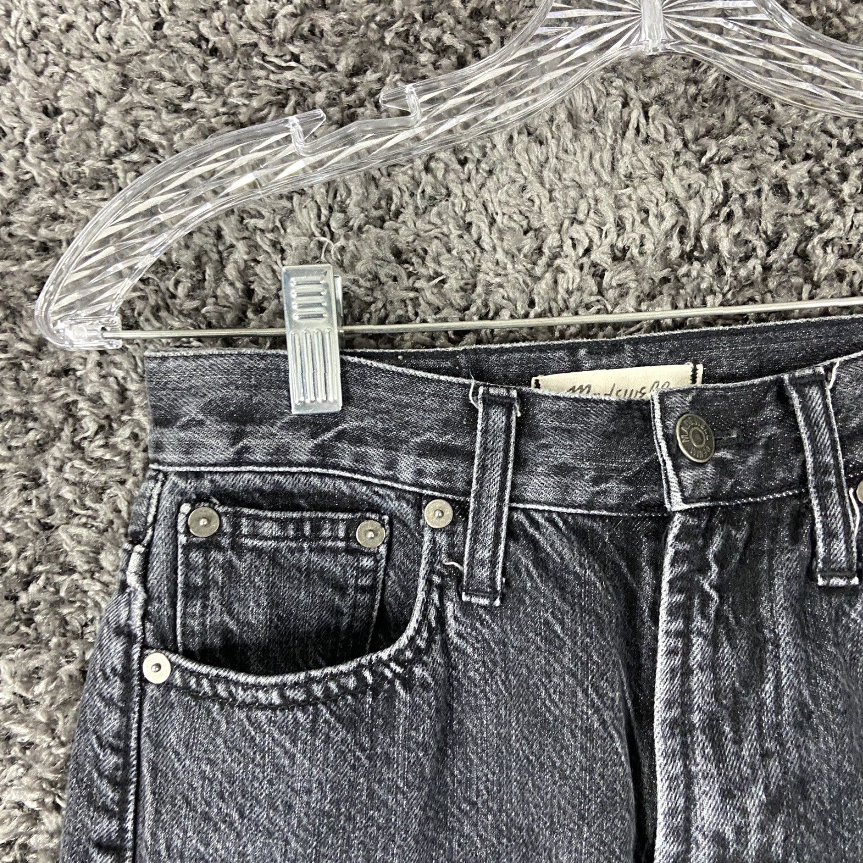 Madewell VINTAGE Madewell The Perfect Vintage Jeans Distressed Black Women’s 23 Skinny Jeans Women 23 Black Size 40" / US 18 - 4 Thumbnail