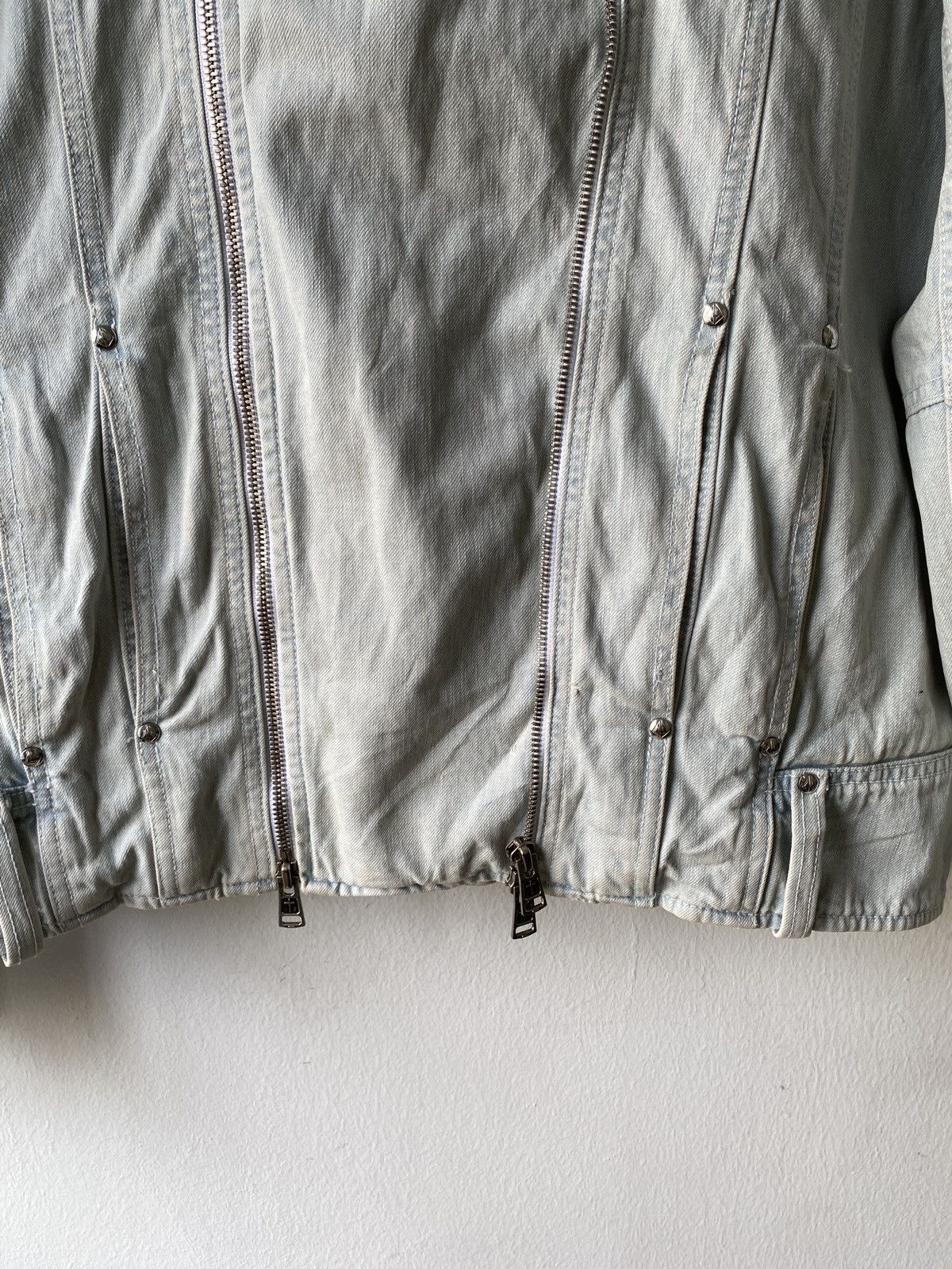 Diet Butcher Slim Skin × Japanese Brand Diet Butcher Japan Jeans Biker Jacket Size US M / EU 48-50 / 2 - 8 Thumbnail