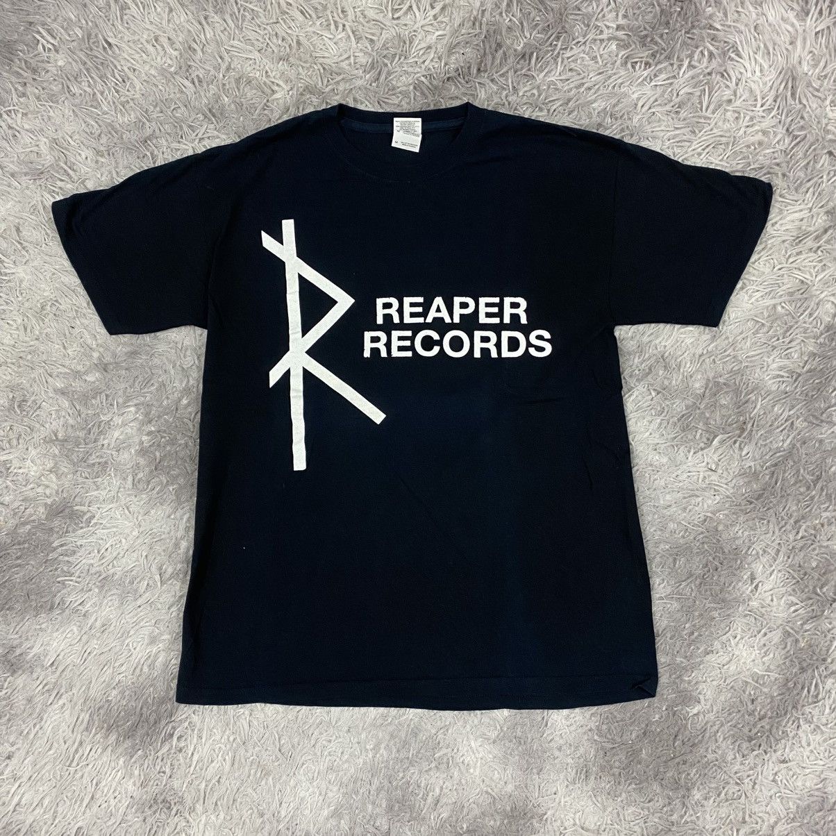 Band Tees × Gildan × Vintage Vintage Y2K reaper records X true spirit of hardcore Size US M / EU 48-50 / 2 - 2 Thumbnail
