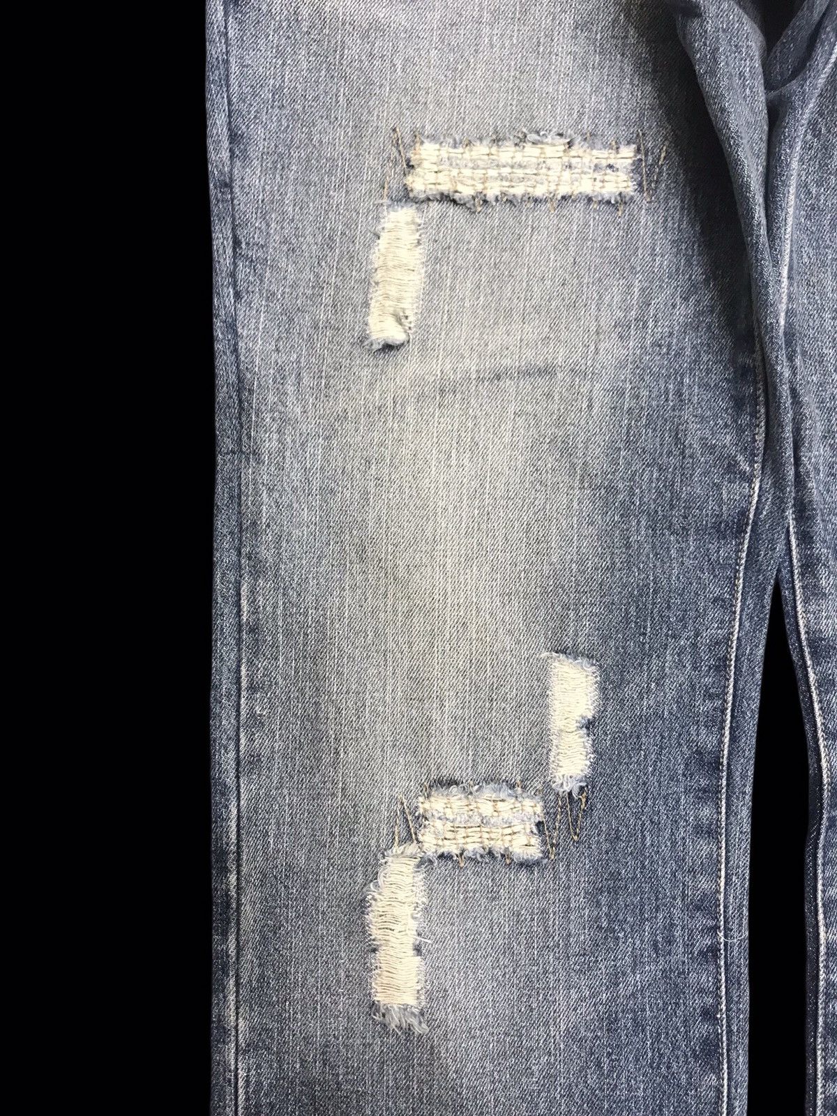 Japanese Brand 💥 Double Waist💥ZEROSAIL Designer Japan Punk Denim F152 Size US 32 / EU 48 - 9 Thumbnail