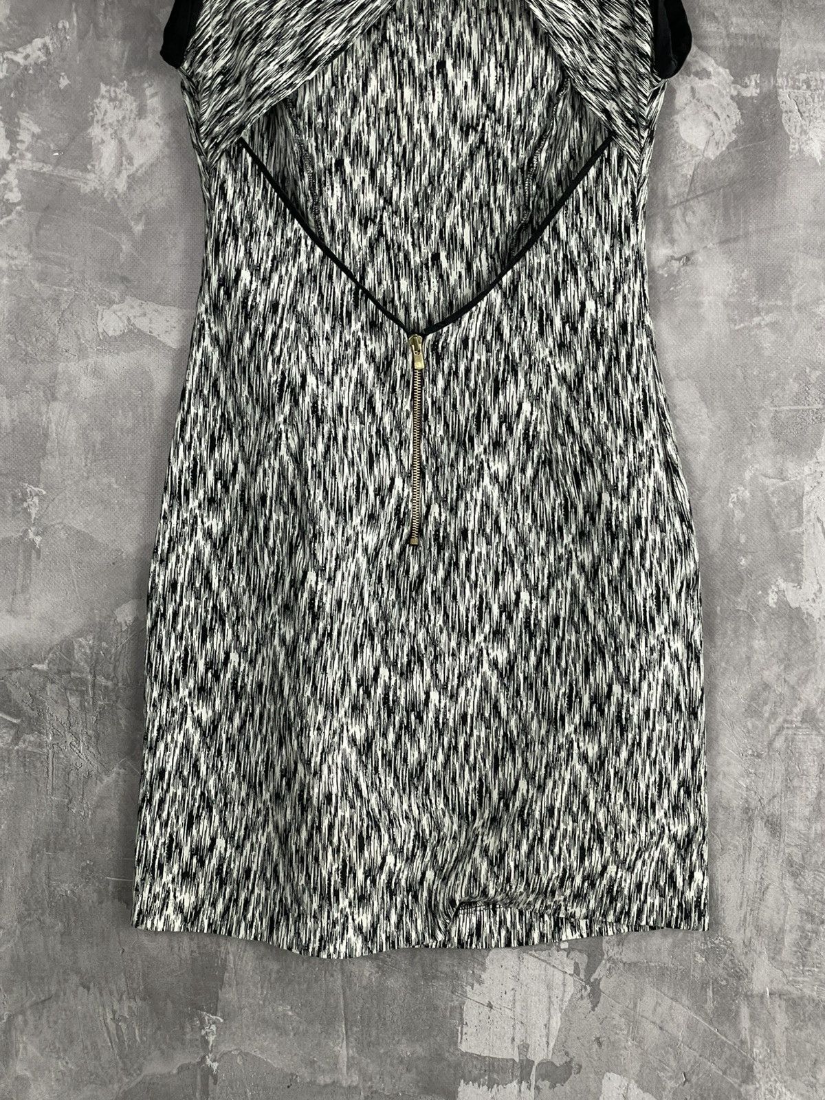 Sandro × Vintage Vintage Sandro 00s Luxury Aestetic Unique Zip Dress Size S / US 4 / IT 40 - 10 Thumbnail