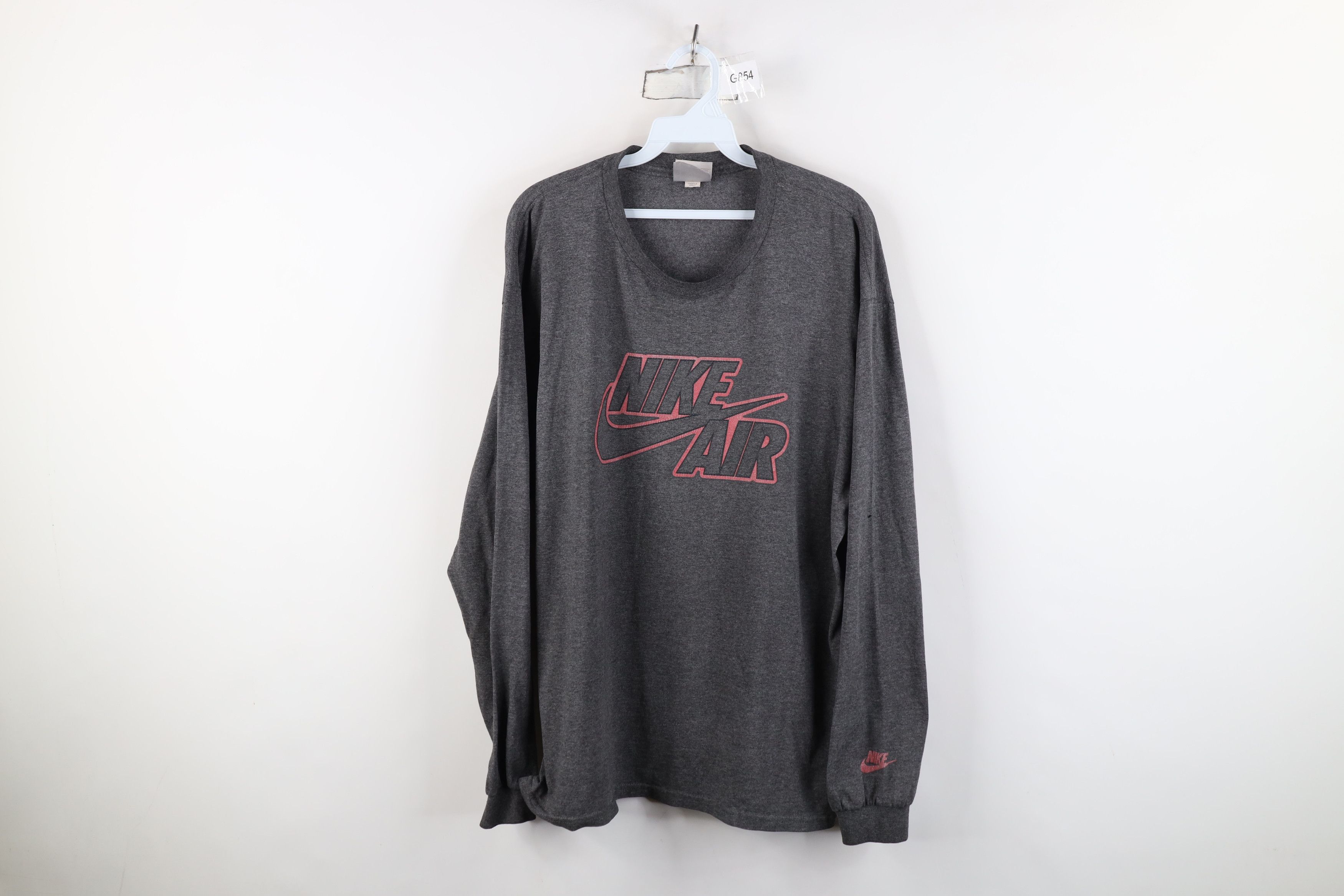 Nike Vintage 90s Y2K Nike Air Center Swoosh Long Sleeve T-Shirt Size US L / EU 52-54 / 3 - 1 Thumbnail