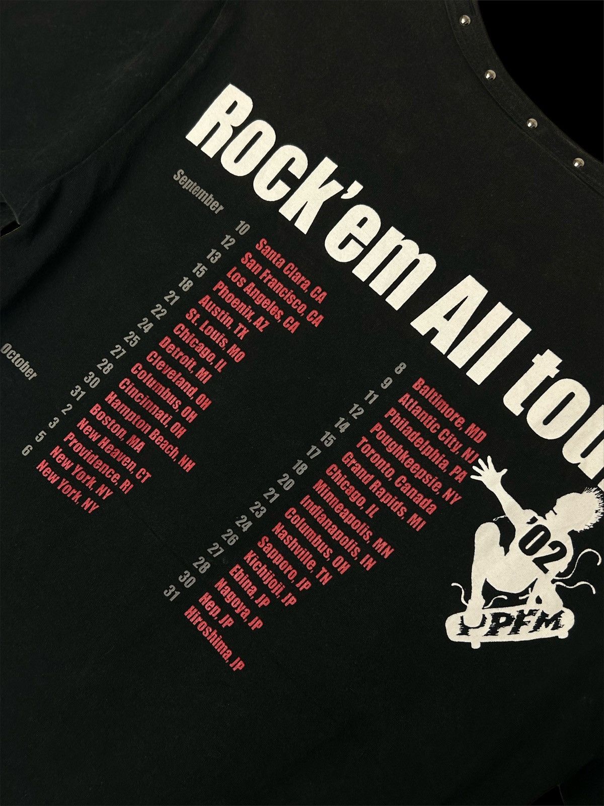 PPFM PPFM 2002 Rock‘em All Tour Skateboard Rivet Shirt Size US S / EU 44-46 / 1 - 6 Thumbnail
