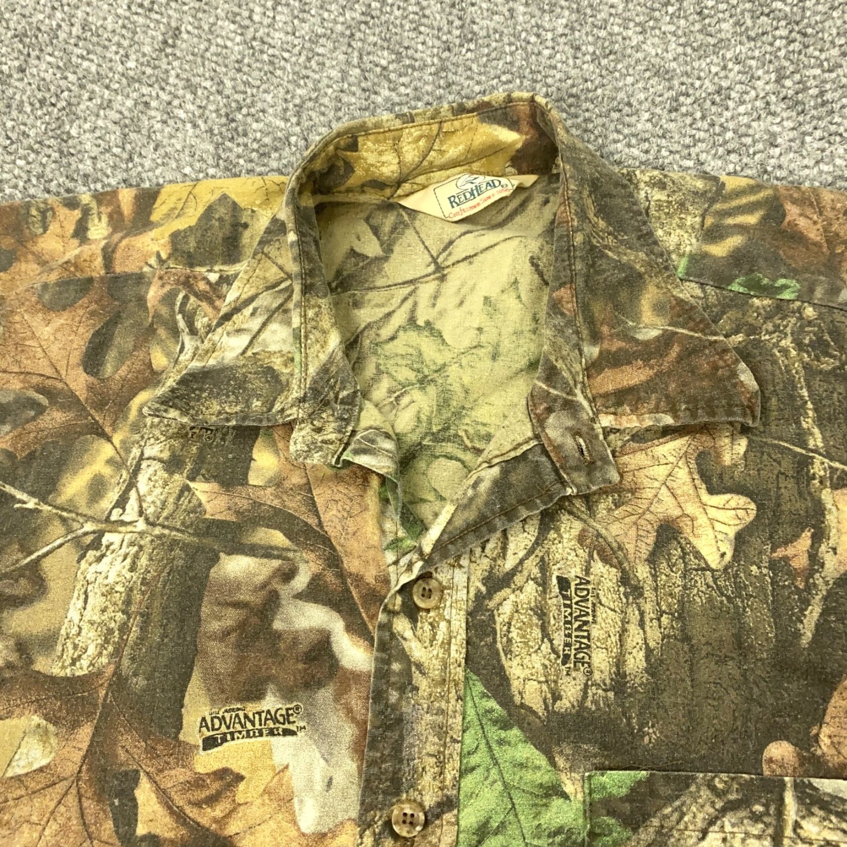 Vintage VINTAGE RedHead Shirt Men 2XL Camouflage Button-Up Short Sleeve Outdoor Hunting Cotton Brown 2XL Mens Size US XXL / EU 58 / 5 - 3 Thumbnail