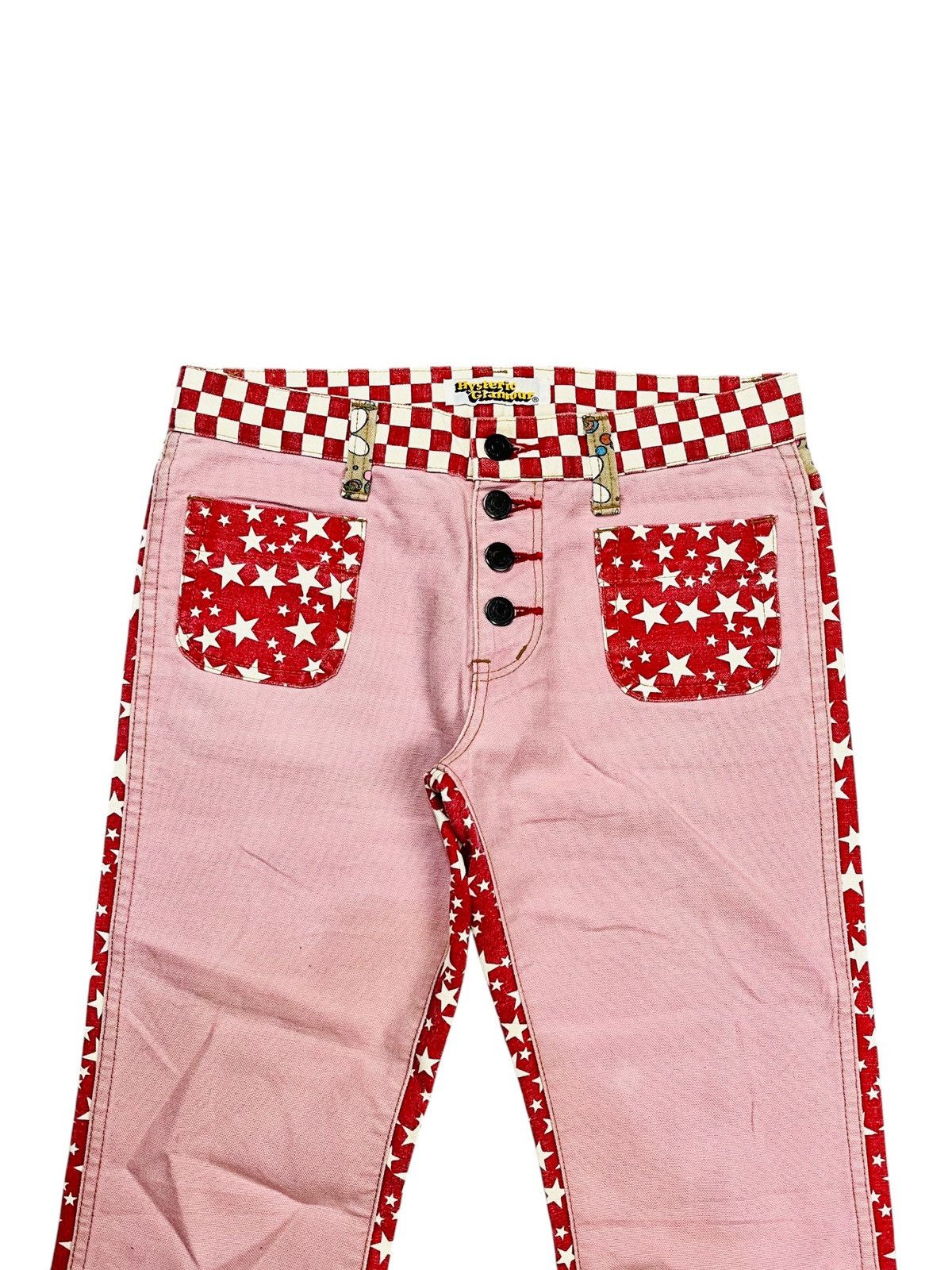 Hysteric Glamour 2000s Hysteric - Pop Star Flared Pants Size US 29 - 3 Thumbnail