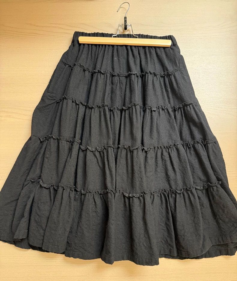 Other Comme Des Garcons size XS Black Half Skirt Umbrella Skirt Size 25" / US 0 / IT 36 - 1 Thumbnail