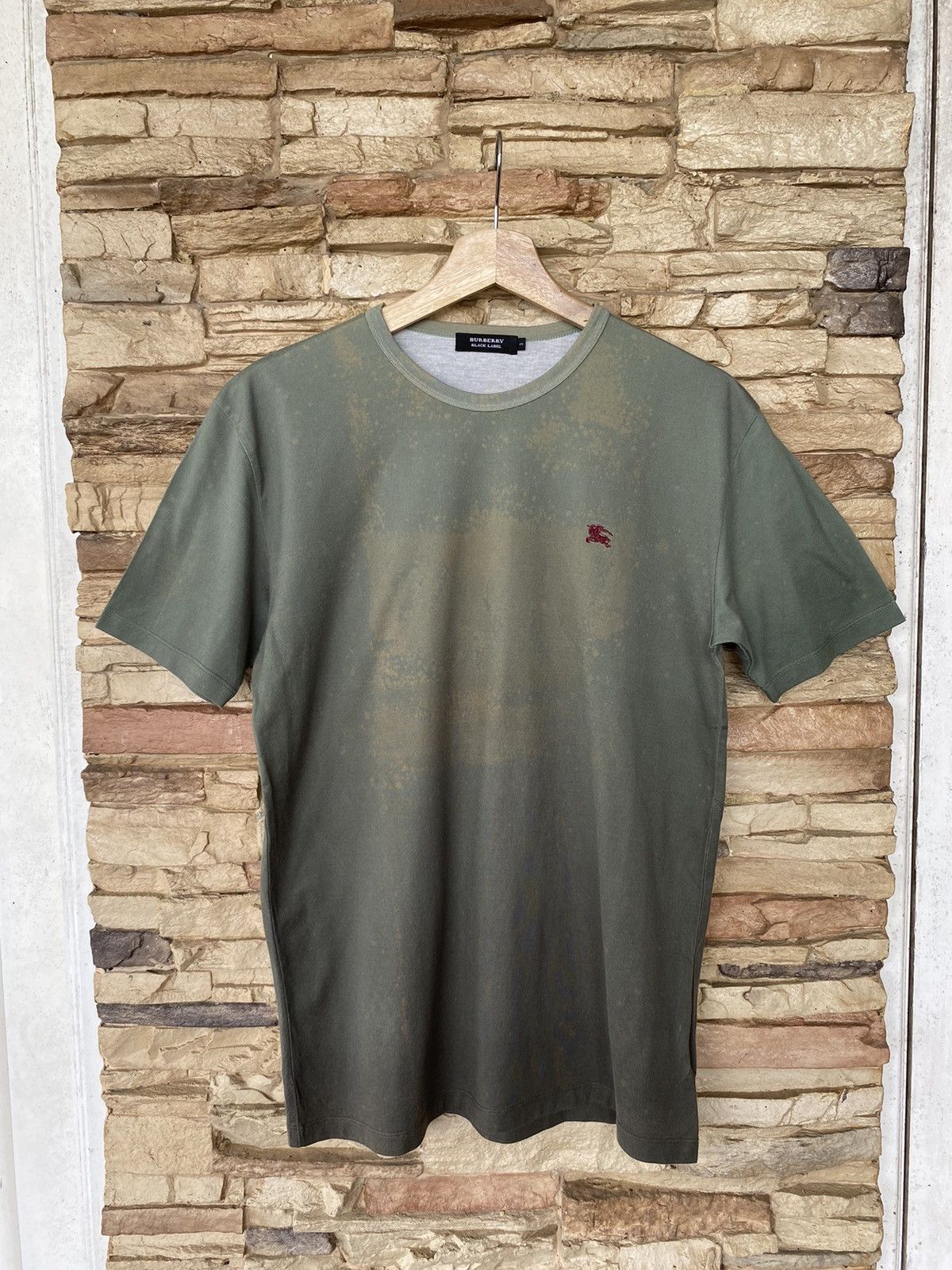 Burberry 🔥 Rare Faded Distressed Burberry Black Label Tee Tshirt Size US M / EU 48-50 / 2 - 1 Thumbnail