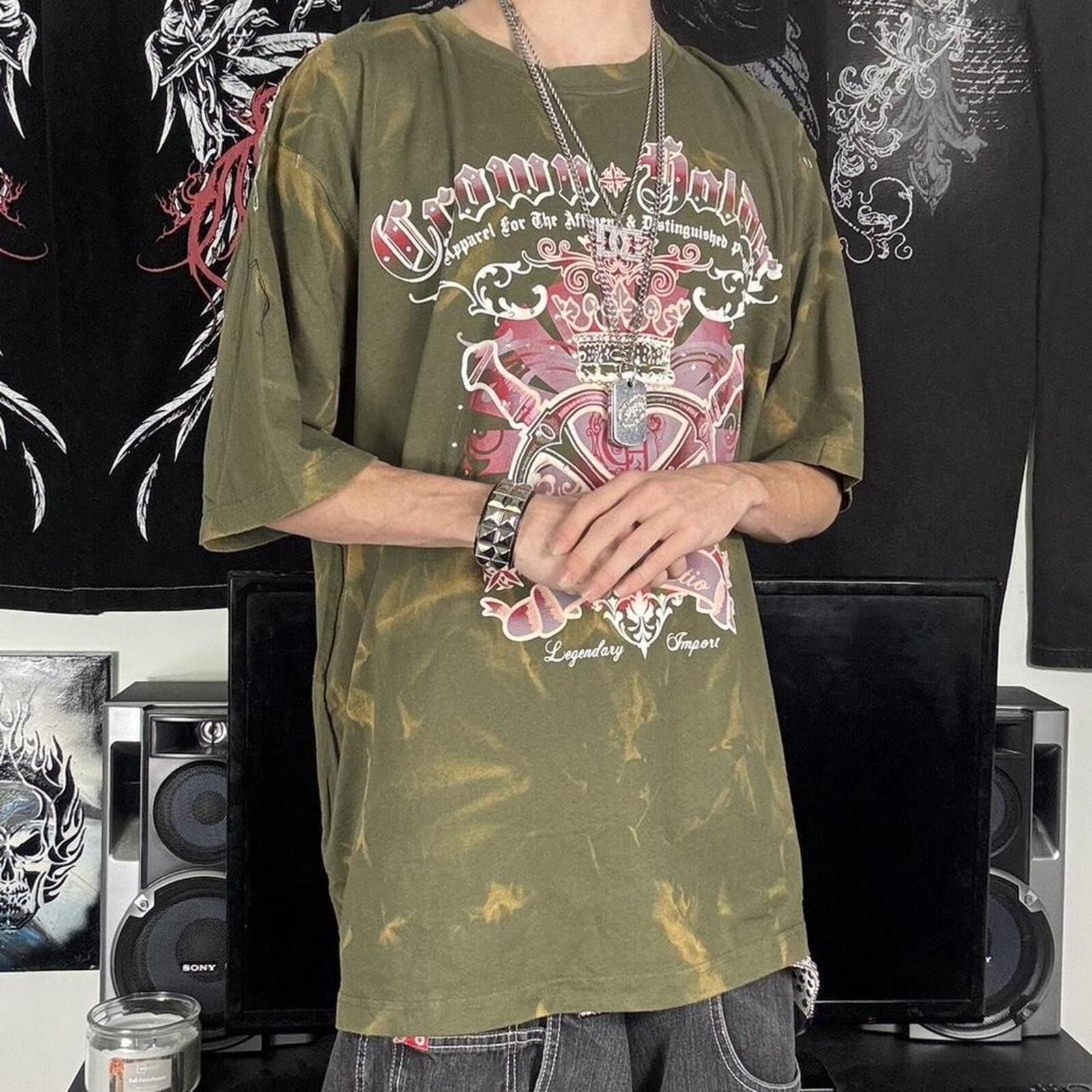 Coogi Crown Holder Y2K Grunge 2000s Shirt Size US XXL / EU 58 / 5 - 1 Thumbnail