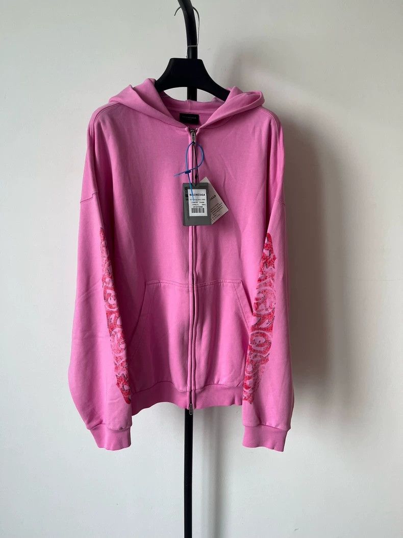 Balenciaga Balenciaga Disaster Flame Hoodie Size US S / EU 44-46 / 1 - 1 Thumbnail