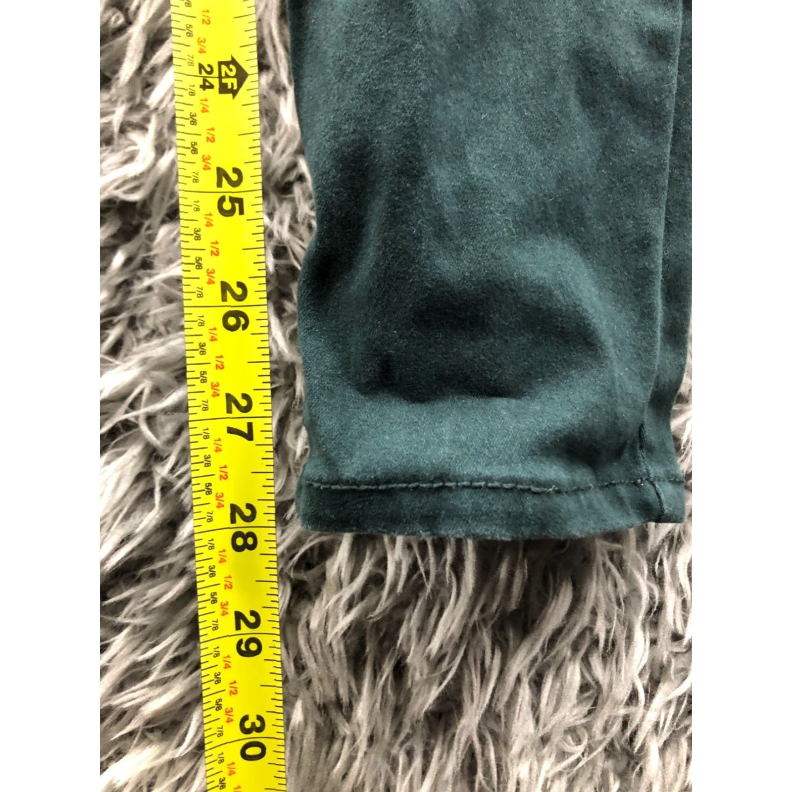 Old Navy Old Navy Chino Pants Womens Size 4 Mid Rise Skinny Green Size 27" / US 4 / IT 40 - 3 Thumbnail