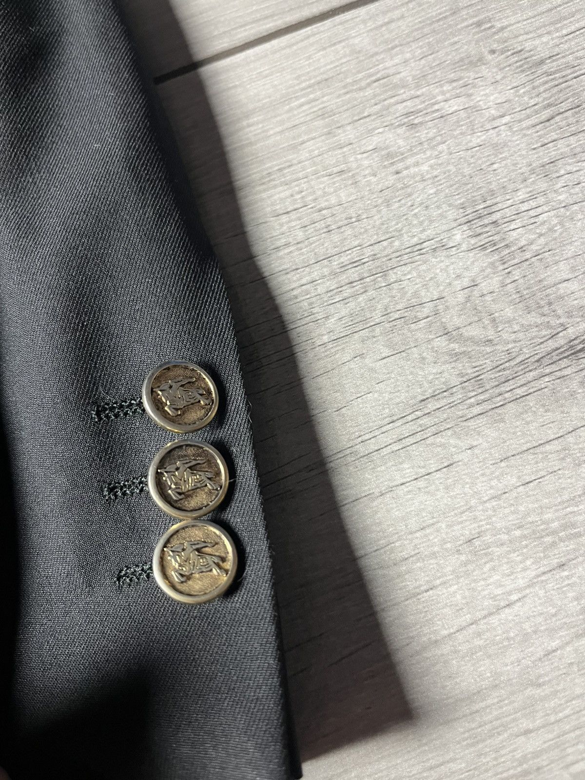 Burberry Burberrys blazer two button gold vintage formal size 52 Size 52R - 5 Thumbnail