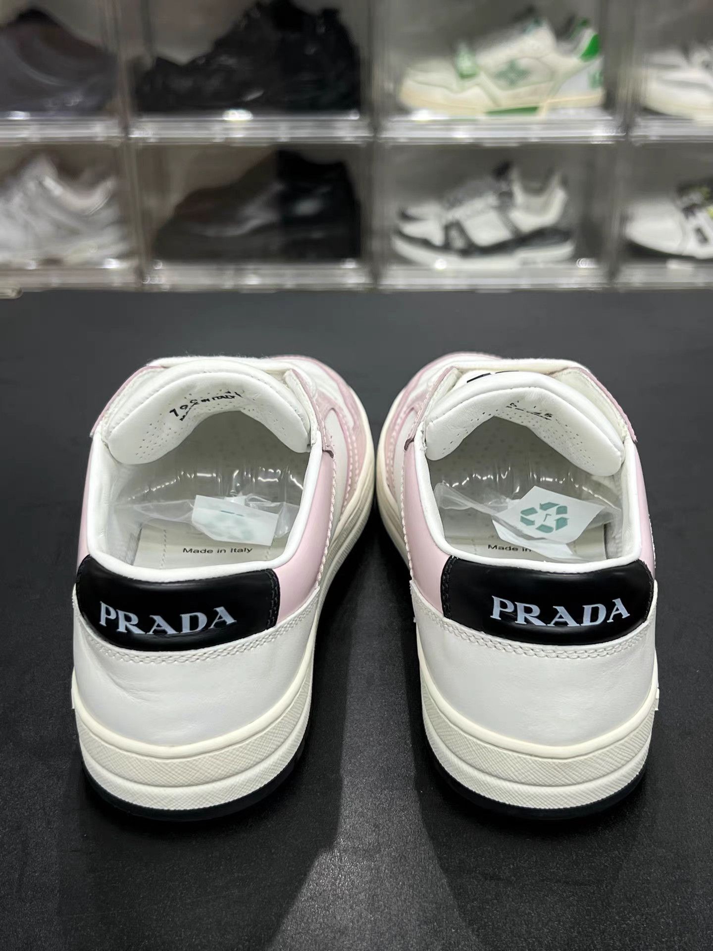Prada PRADA District White & Pink Sneakers K15 Size US 5.5 / IT 35.5 - 7 Thumbnail