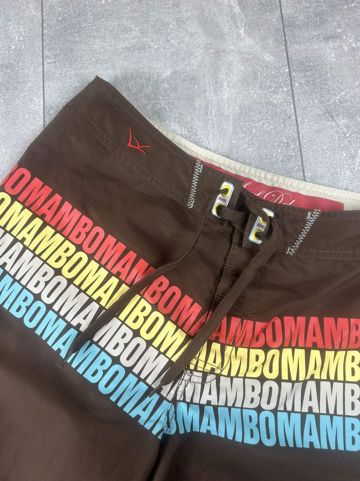 Mambo Mambo Surf Y2K Brown Boards-Shorts Overprint Logo Size US 32 / EU 48 - 12 Thumbnail