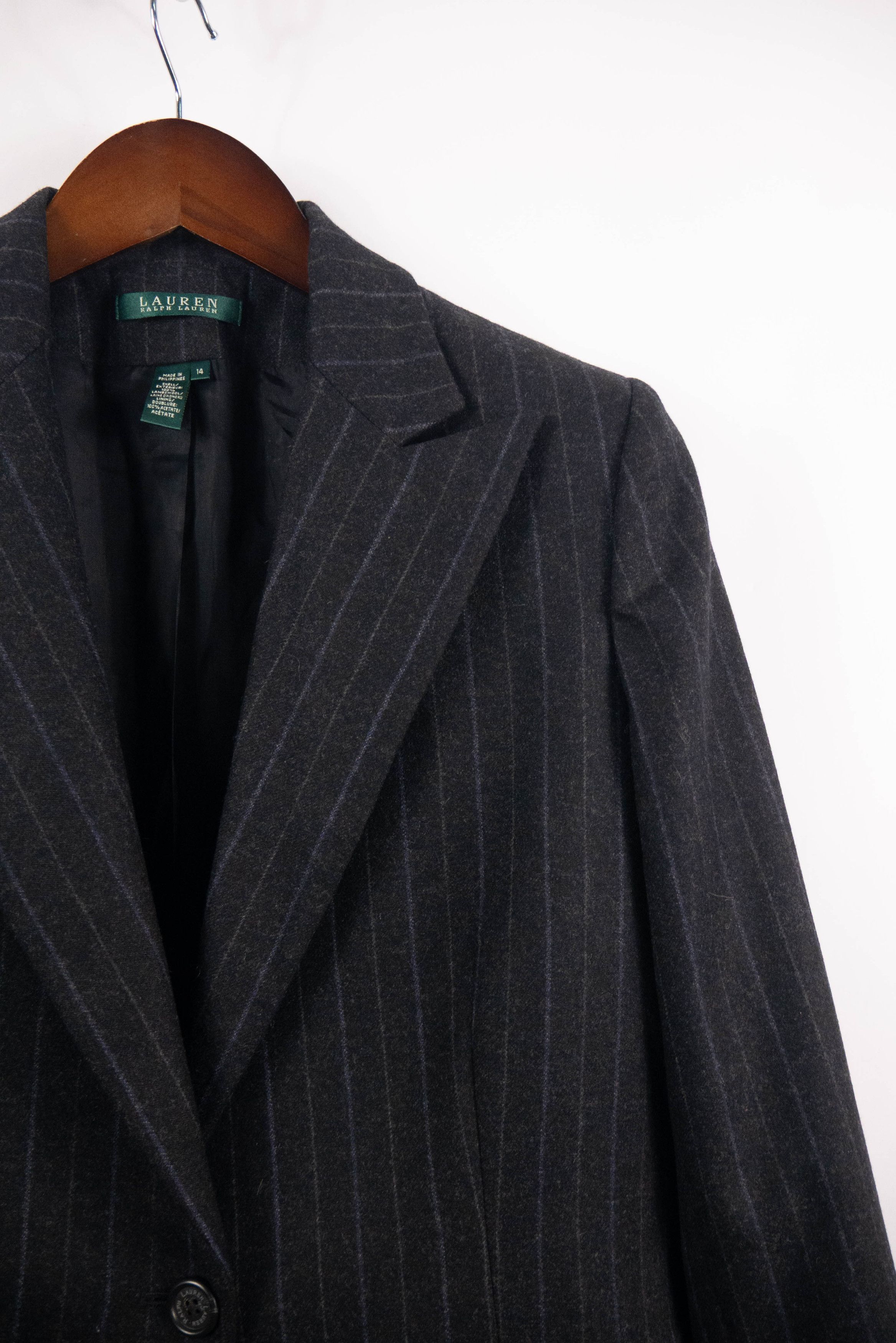 Ralph Lauren Ralph Lauren striped wool blazer – classic office style Size XS / US 0-2 / IT 36-38 - 2 Thumbnail