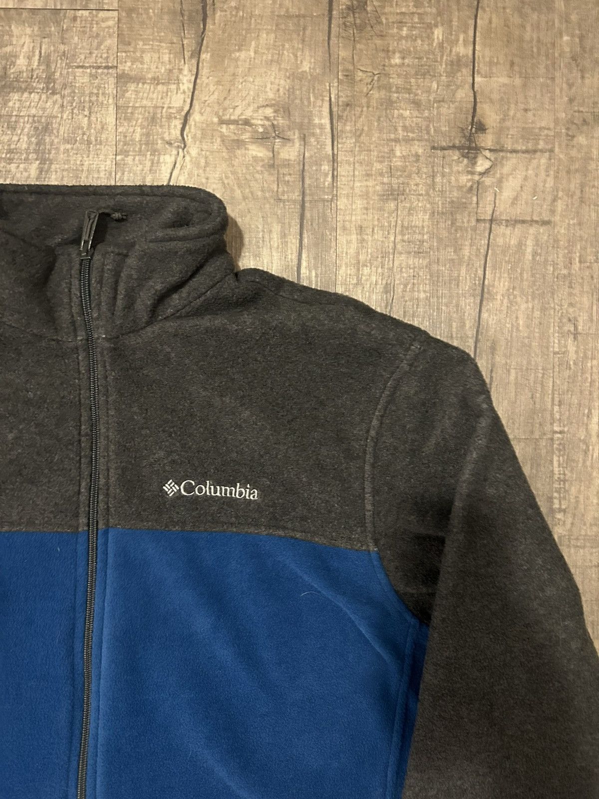 Columbia Columbia Vintage Fleece Pullover Jacket Large Grey and Blue Size US L / EU 52-54 / 3 - 2 Thumbnail