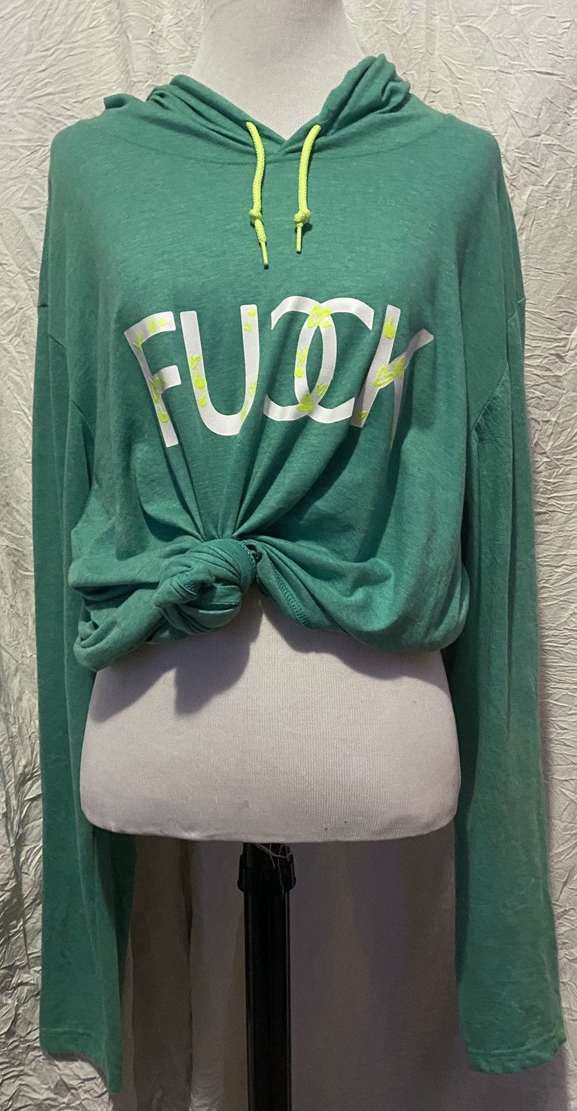 Other Neon, Custom, Glow In The Dark, F Word, Hooded Unisex Tee Size XL / US 12-14 / IT 48-50 - 13 Thumbnail