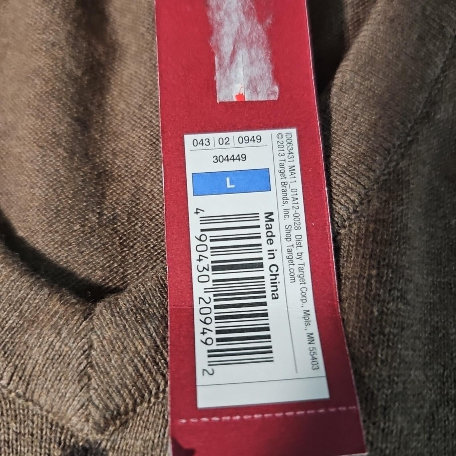 Merona Merona L Vneck Argyle NWT Sweater Size US L / EU 52-54 / 3 - 3 Thumbnail