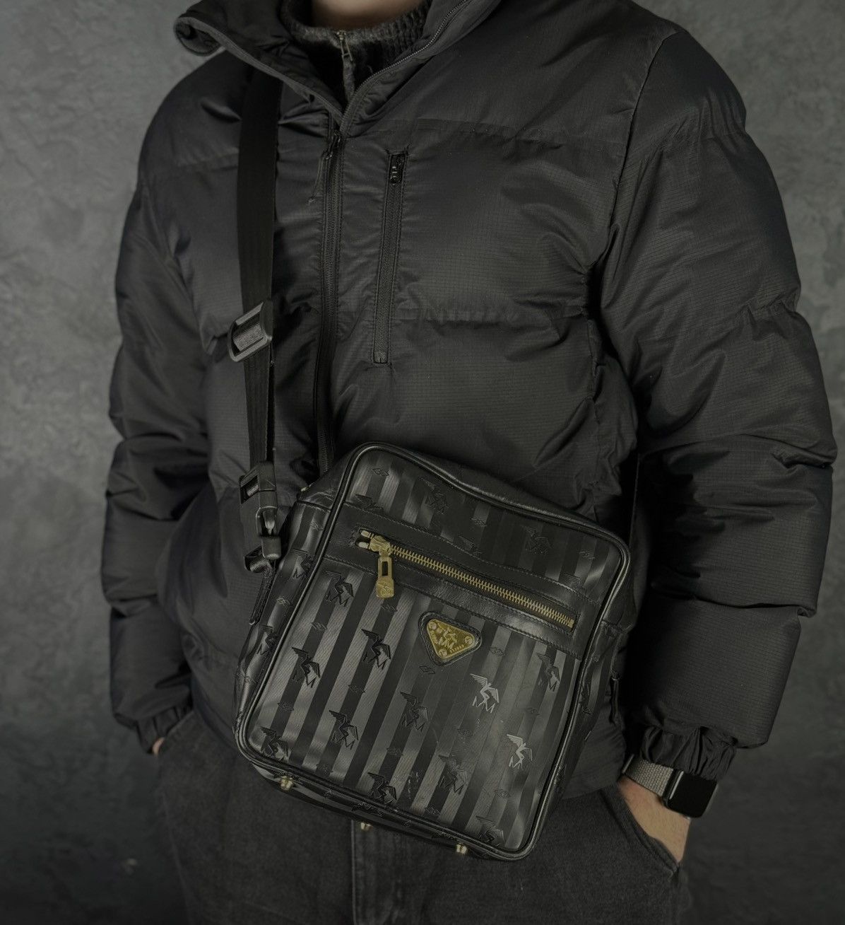 Maison Mollerus Vintage Maison Mollerus Crossbody Monogram Messenger Bag Size ONE SIZE - 1 Thumbnail