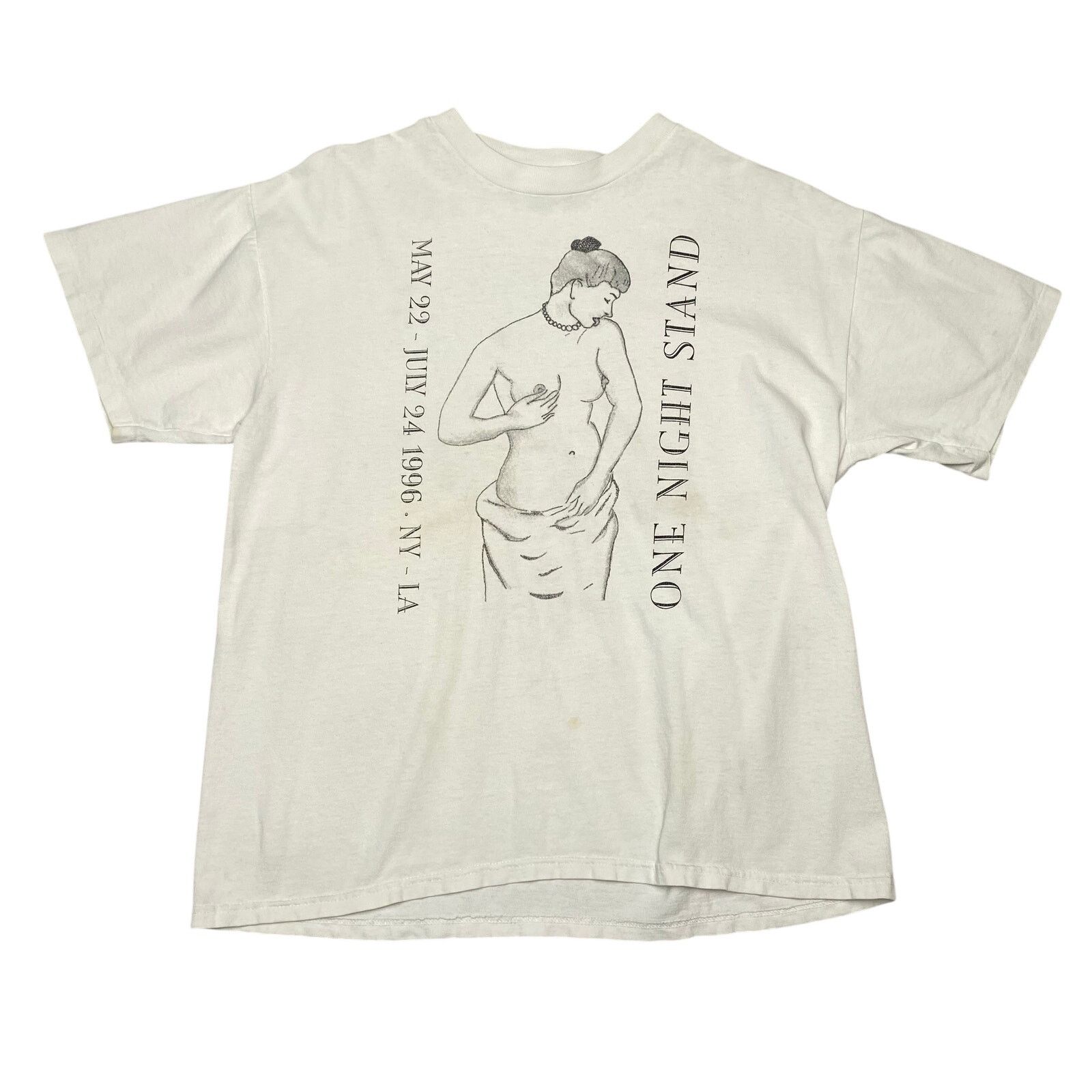 Hanes × Vintage VTG 90s One Night Stand Movie Cast Crew Shirt Men's L RDJ Size US L / EU 52-54 / 3 - 1 Thumbnail