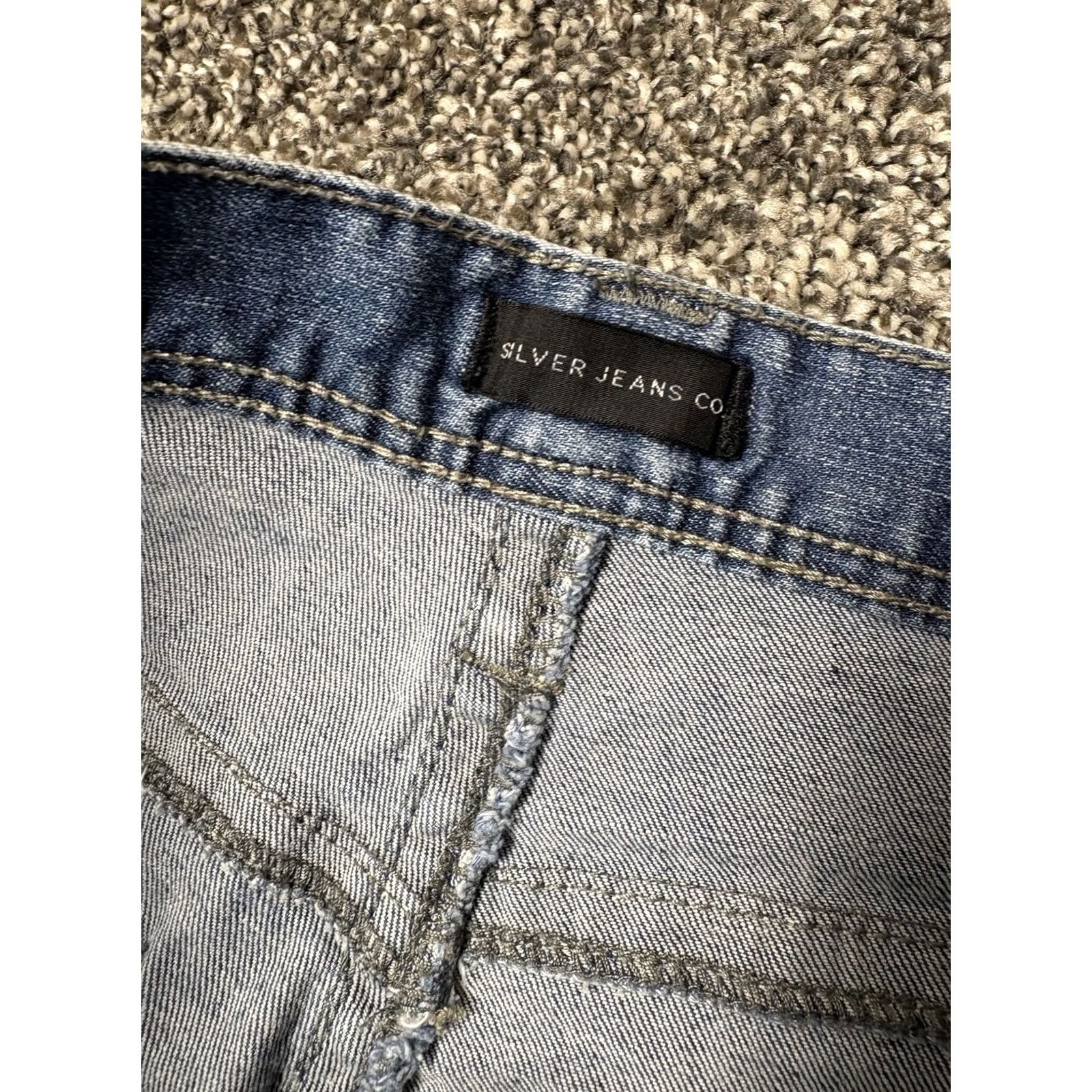 Silver Jeans Co. Silver Jeans Craig Jeans 30x28 Blue Relaxed Bootcut Distressed Cowboy Casual Mens Jeans Regular 30 Regular Size US 30 / EU 46 - 6 Thumbnail