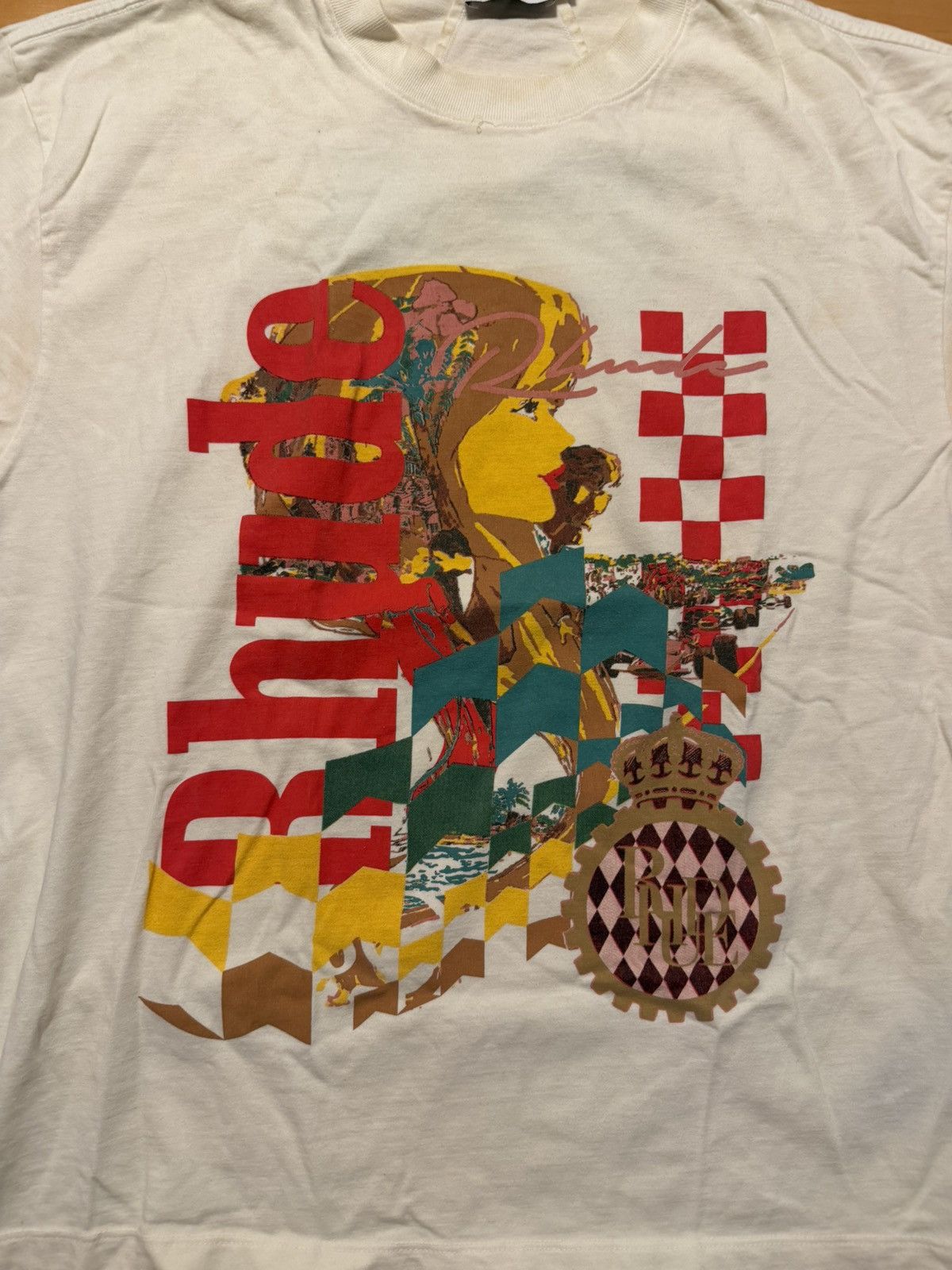 Rhude Rhude Royal Logo T-Shirt Size US S / EU 44-46 / 1 - 2 Thumbnail