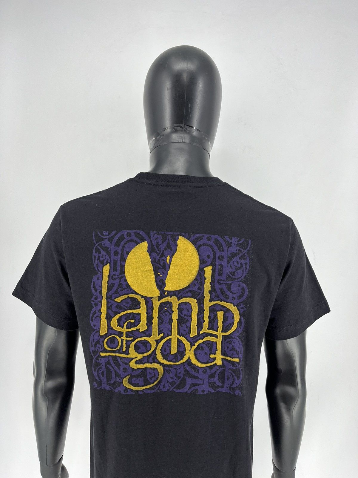 Band Tees × Vintage Vintage Lamb Of God Y2K Tshirt Tee Horror Face Size US L / EU 52-54 / 3 - 9 Thumbnail