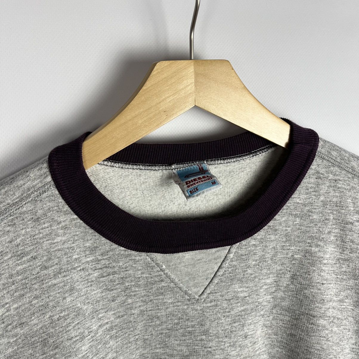 Diesel Vintage Y2K Diesel Big Logo Sweatshirt Gray Avant Garde Size US M / EU 48-50 / 2 - 5 Thumbnail