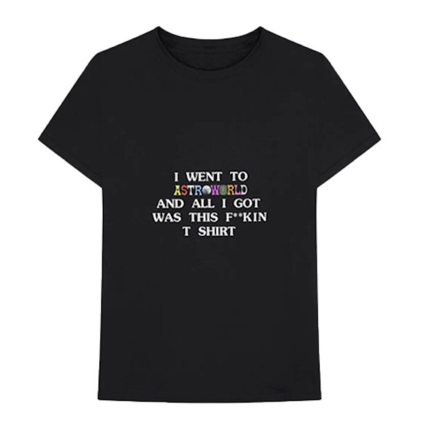 Travis Scott Travis Scott Astroworld Wish You Were Here Black Tee Size US S / EU 44-46 / 1 - 1 Thumbnail