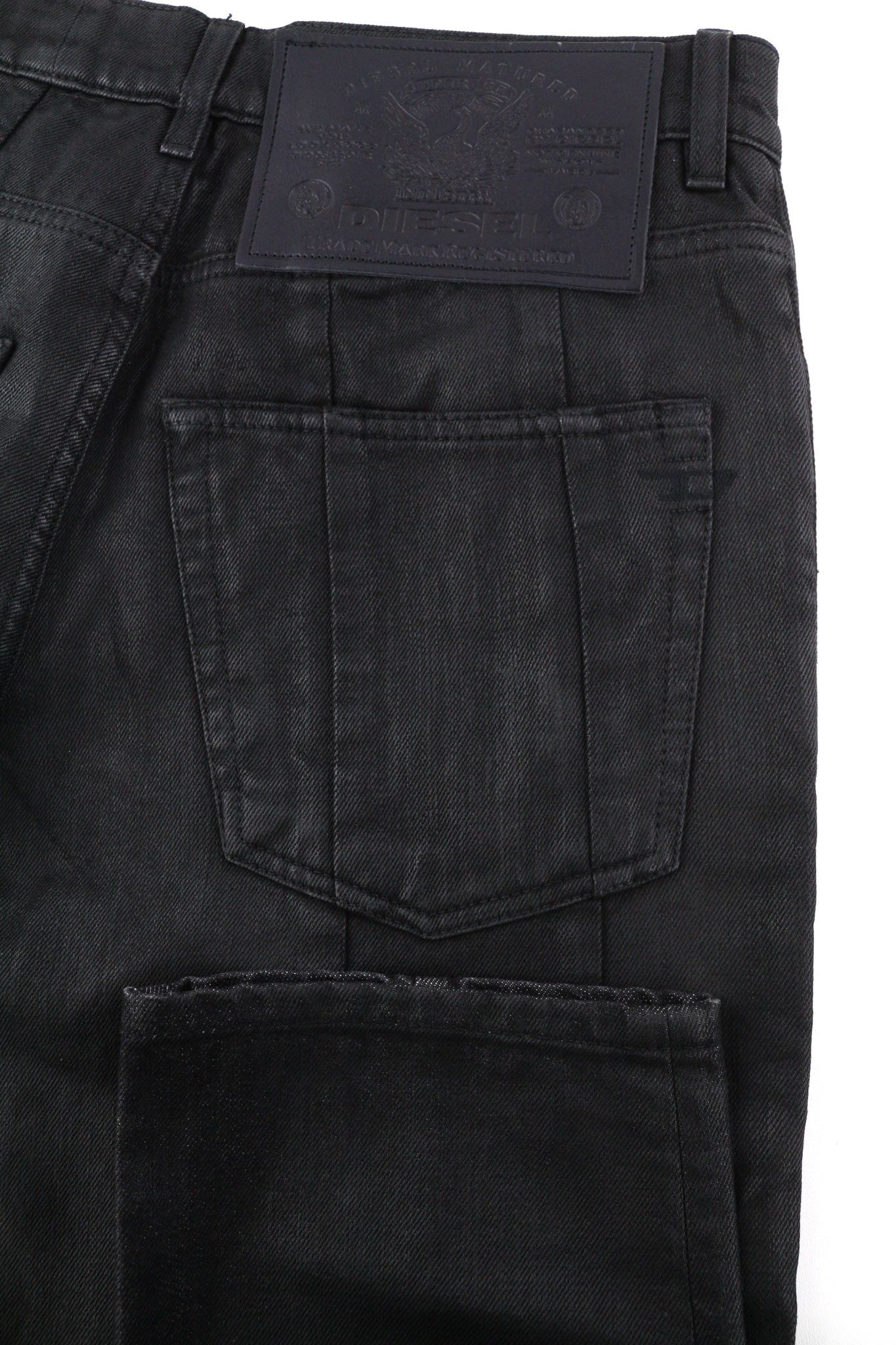 Diesel D-KRAS 0BFAX W33/L32 Black Slim Denim 40448 Size US 33 - 4 Thumbnail