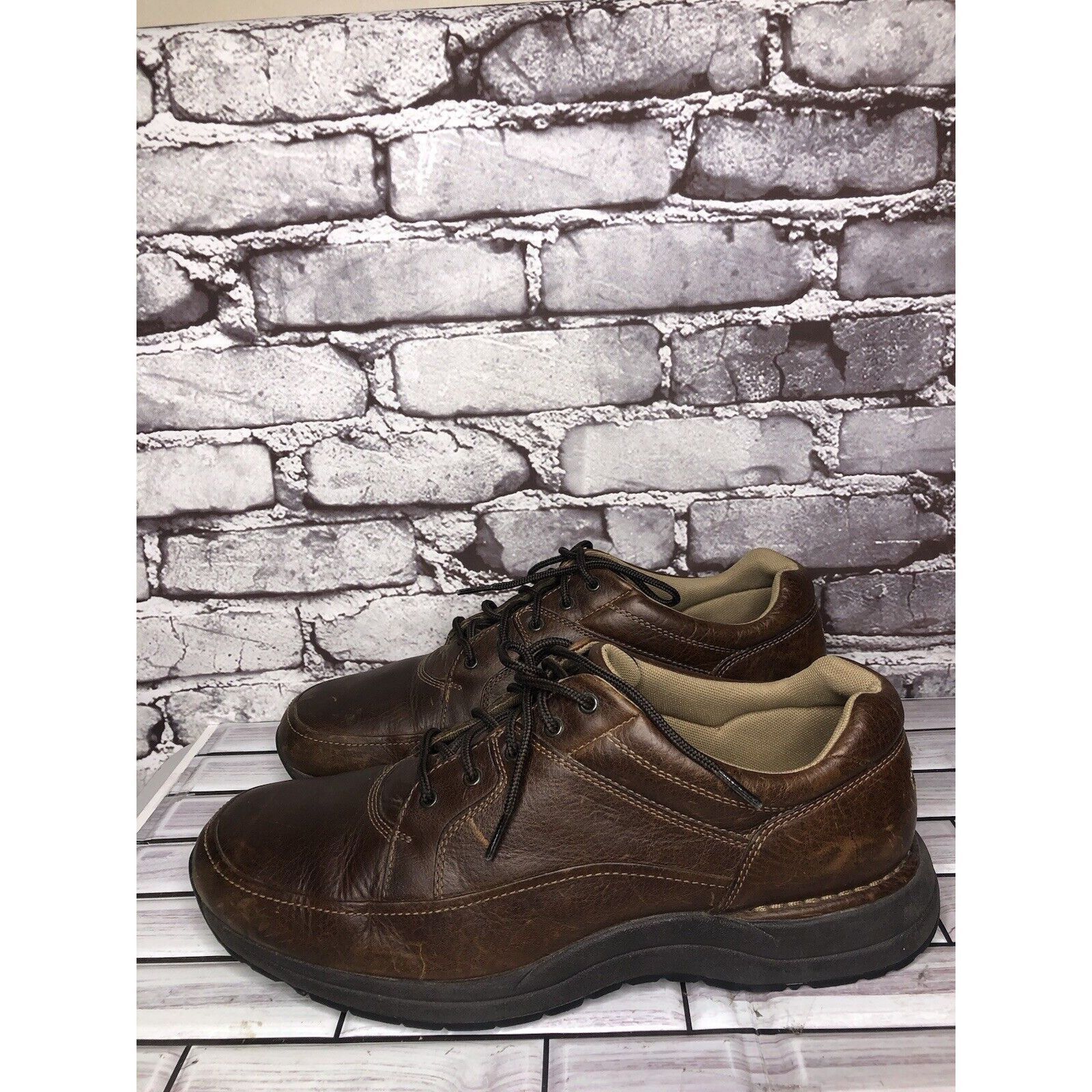 Rockport Rockport APM33603 Prowalker Brown Leather Walking Casual Sho Size US 11.5 / EU 44-45 - 6 Thumbnail