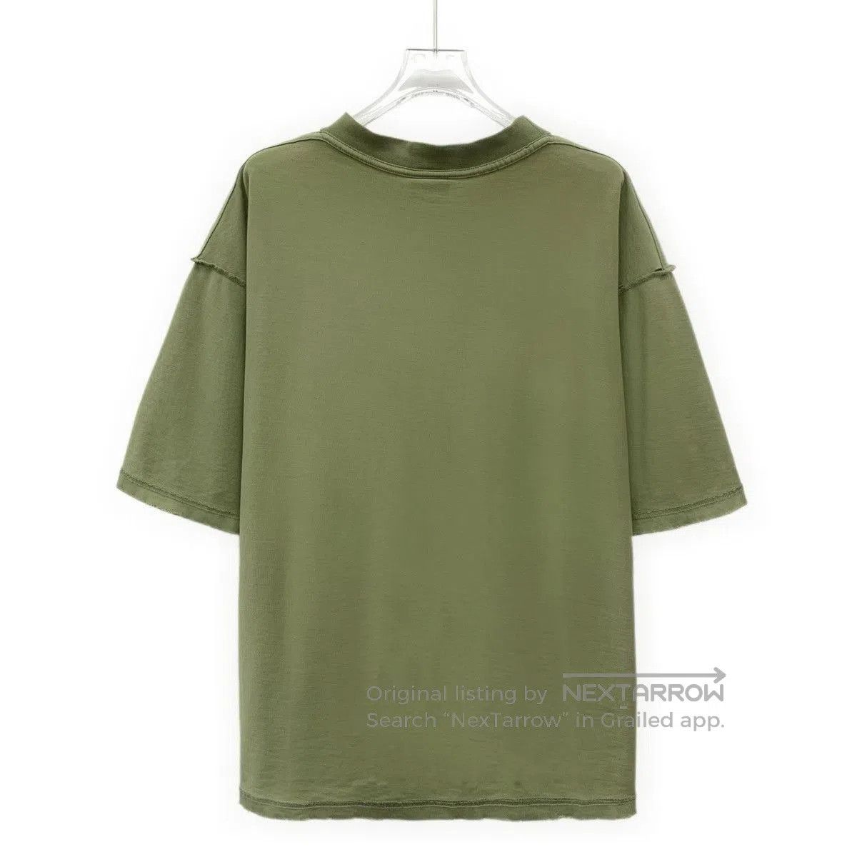 Balenciaga Green Short Sleeve Distressed Graphic T. Size US S / EU 44-46 / 1 - 2 Thumbnail
